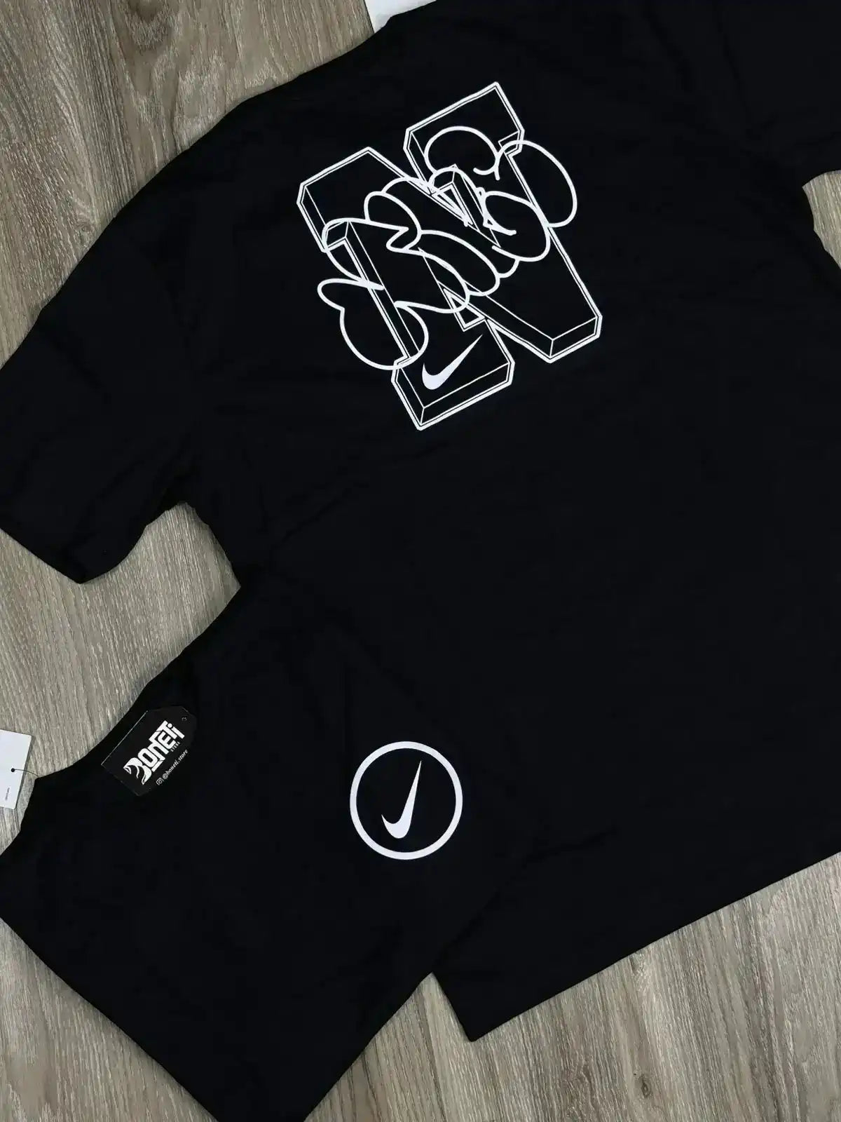 CAMISETA NK CIRCLE - PRETA