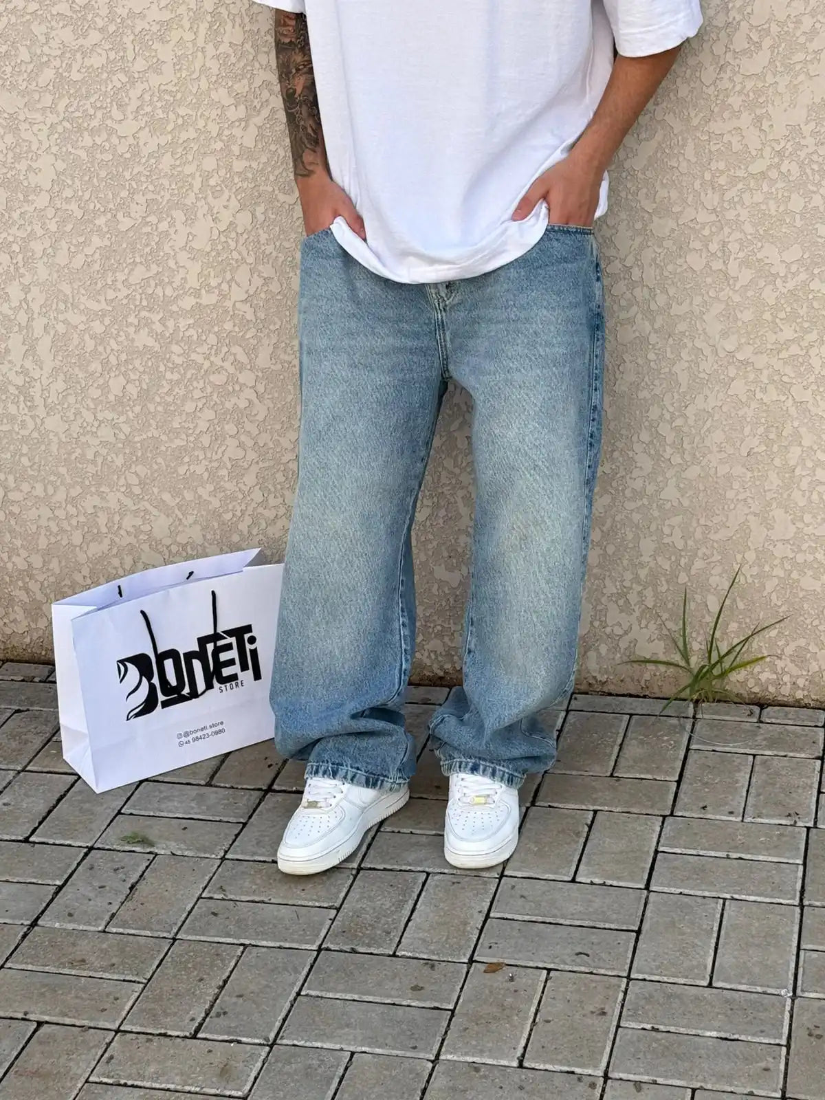 CALÇA JEANS RETA CLARA DC - 072