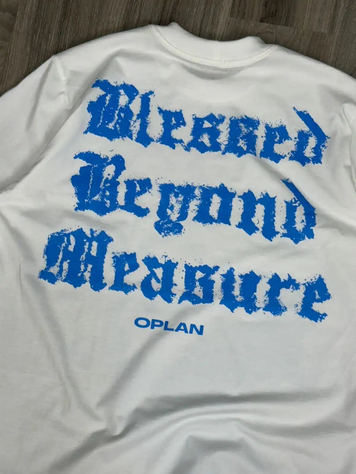 CAMISETA OVERSIZED OPLAN CUPID - OFF BLUE