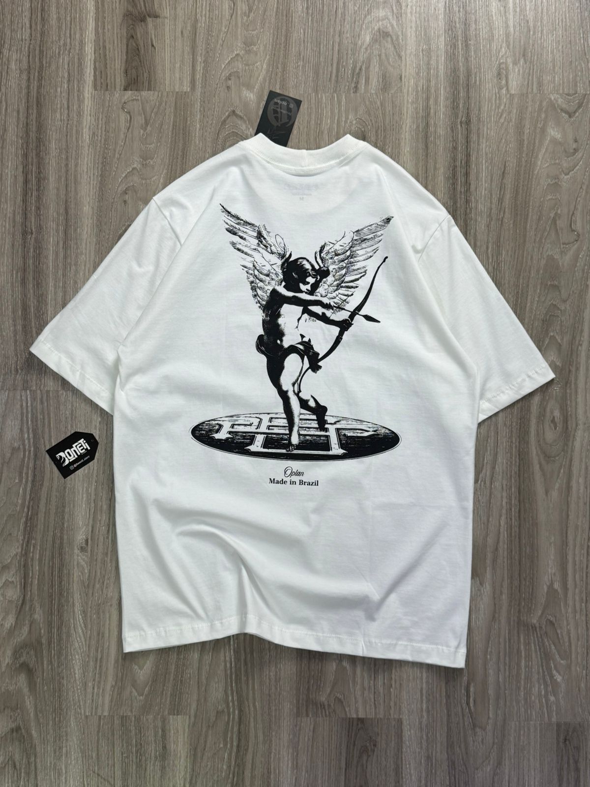 CAMISETA OVERSIZED OPLAN ANGEL OF LOVE - OFFWHITE