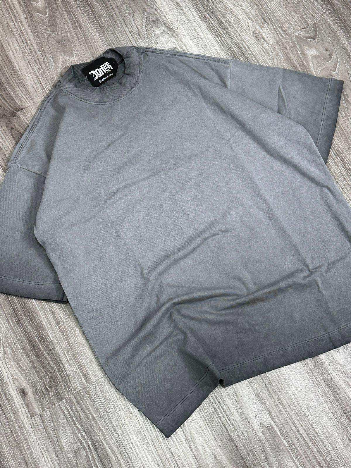 CAMISETA OVERSIZED LISA ESTONADA - CINZA