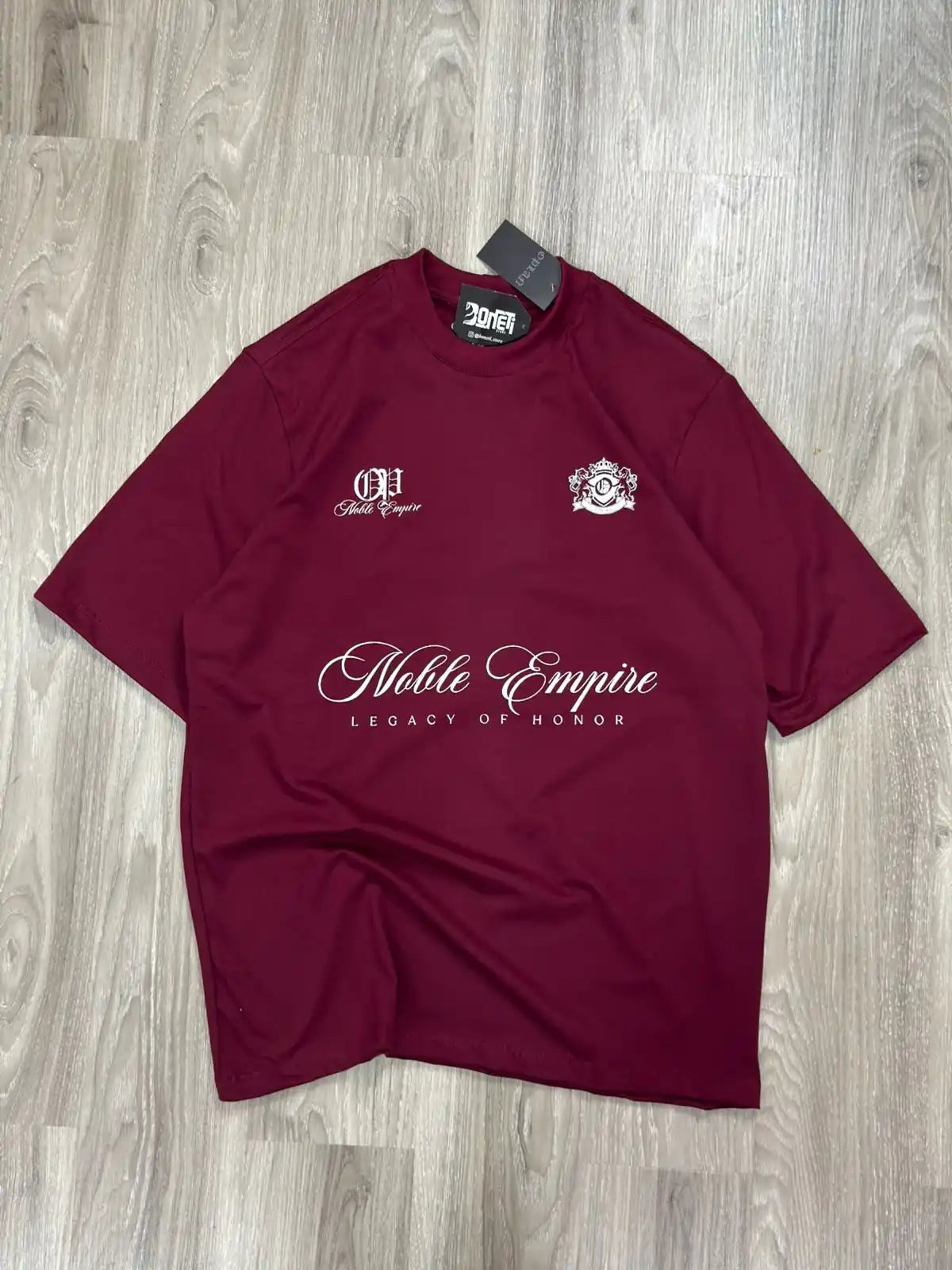 CAMISETA OVERSIZED OPLAN LEGACY - VINHO