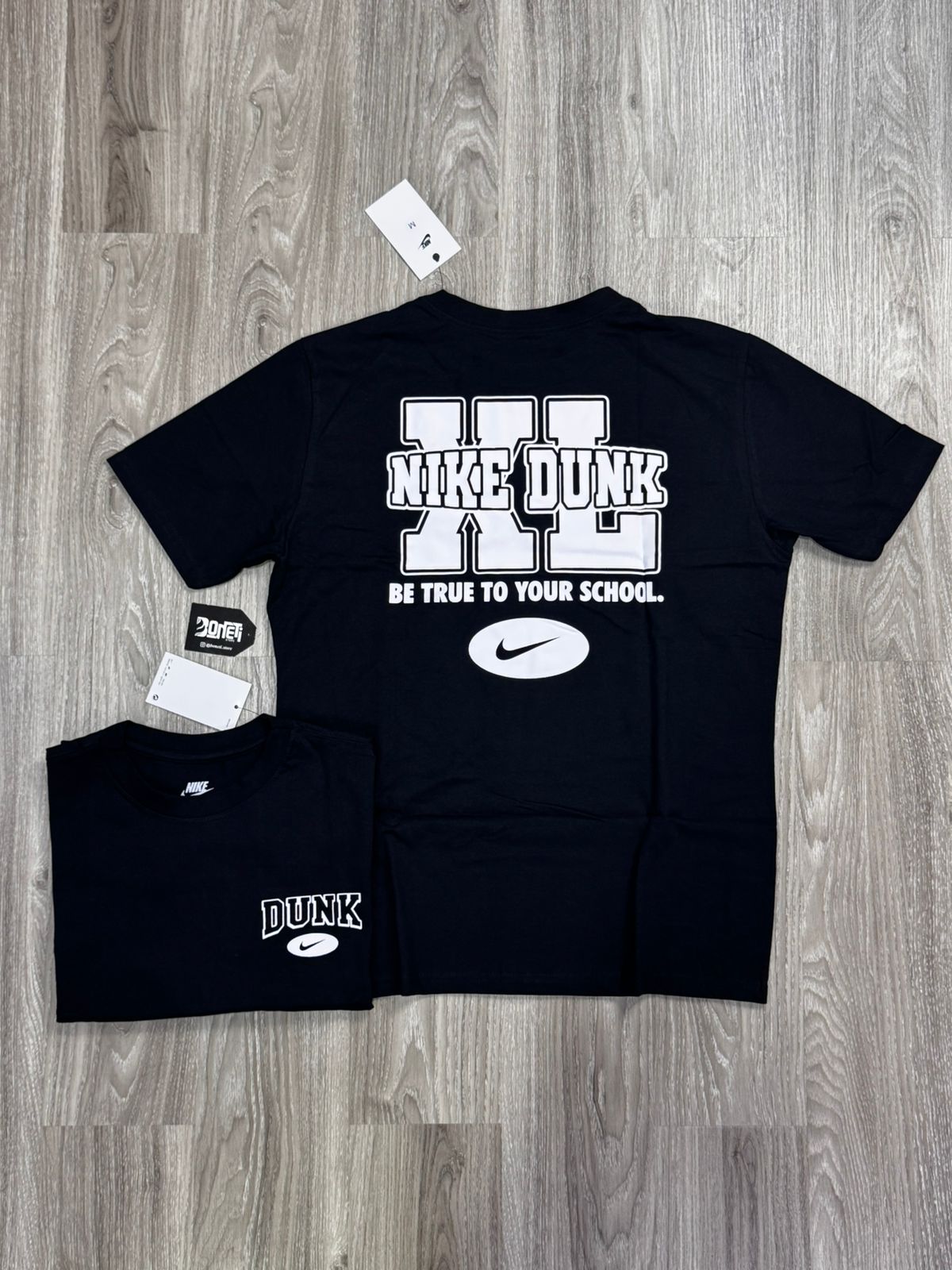 CAMISETA NK DUNK - PRETA