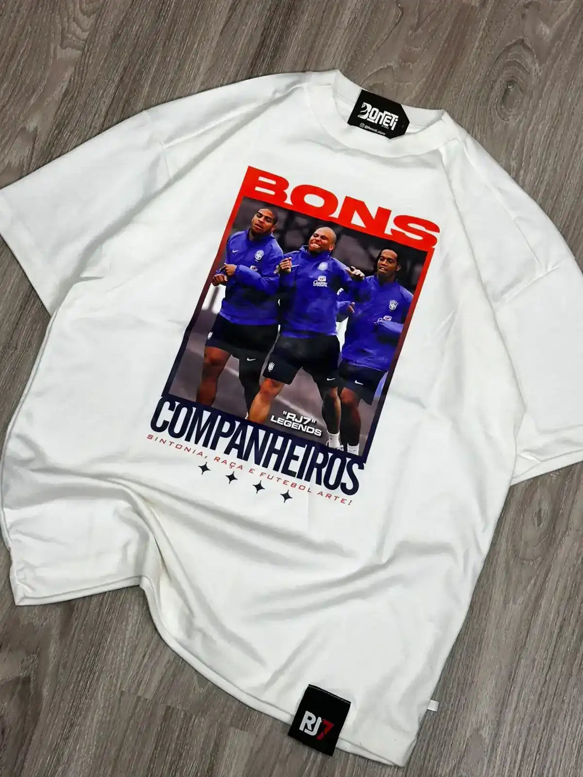 CAMISETA OVERSIZED RJ7 BONS - OFFWHITE