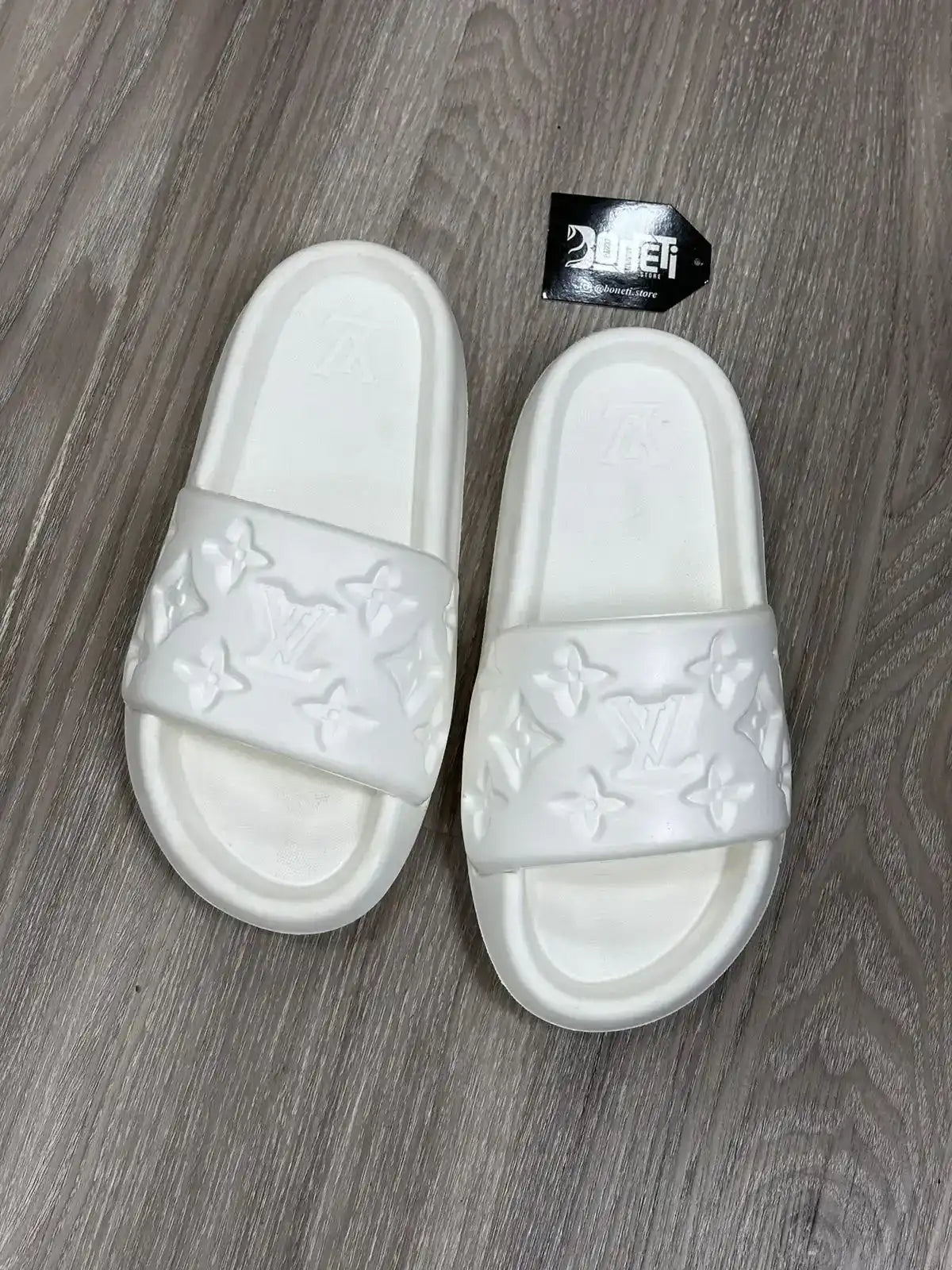 CHINELO SLIDE LV - BRANCO