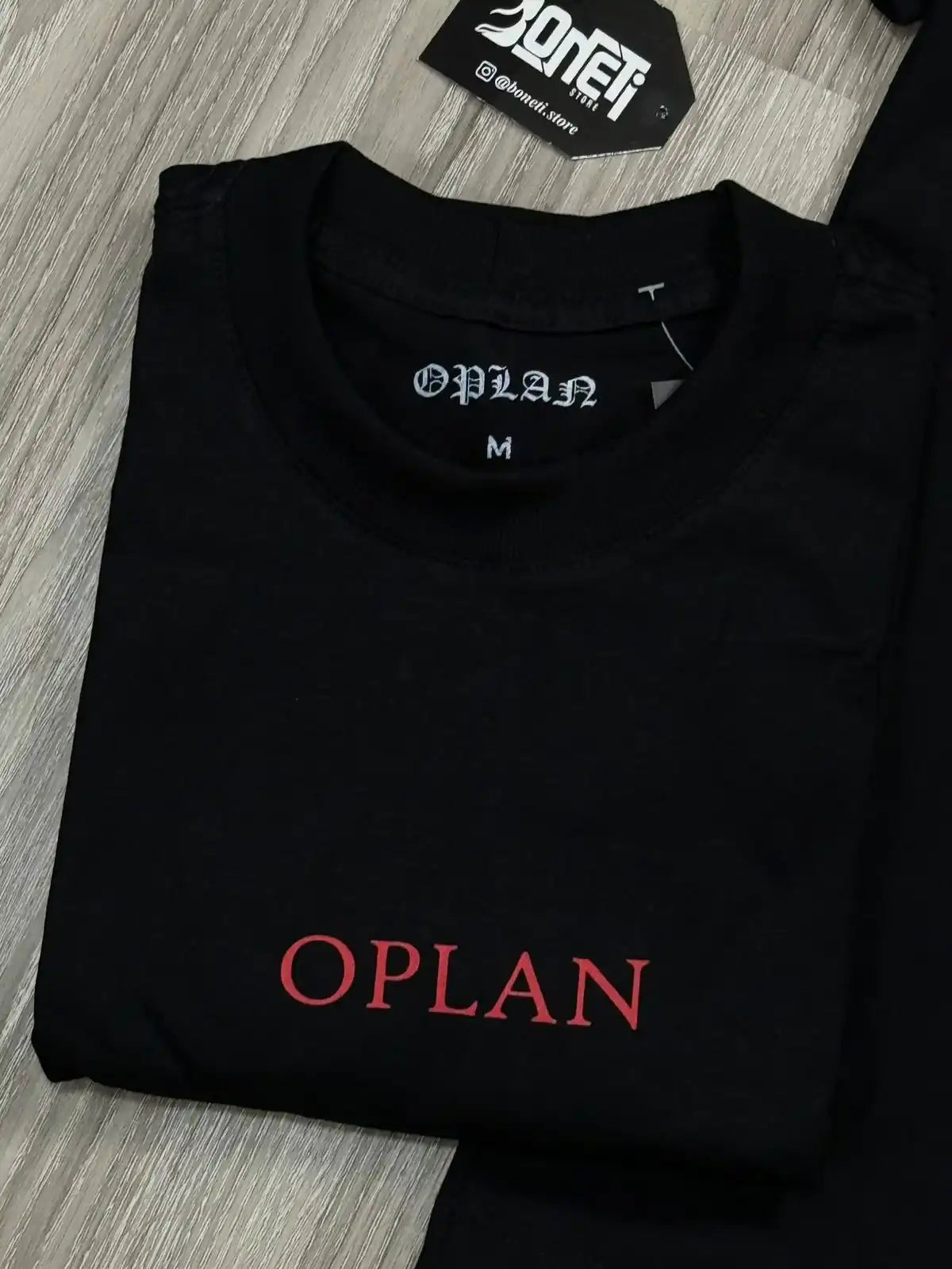 CAMISETA OVERSIZED OPLAN BOSS LIFE - PRETA