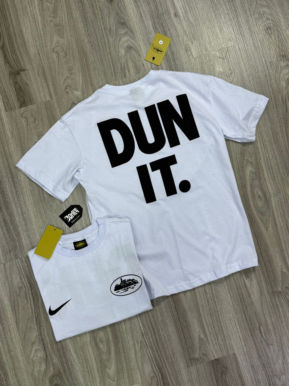 CAMISETA CORTEIZ X NK DUN IT - BRANCA