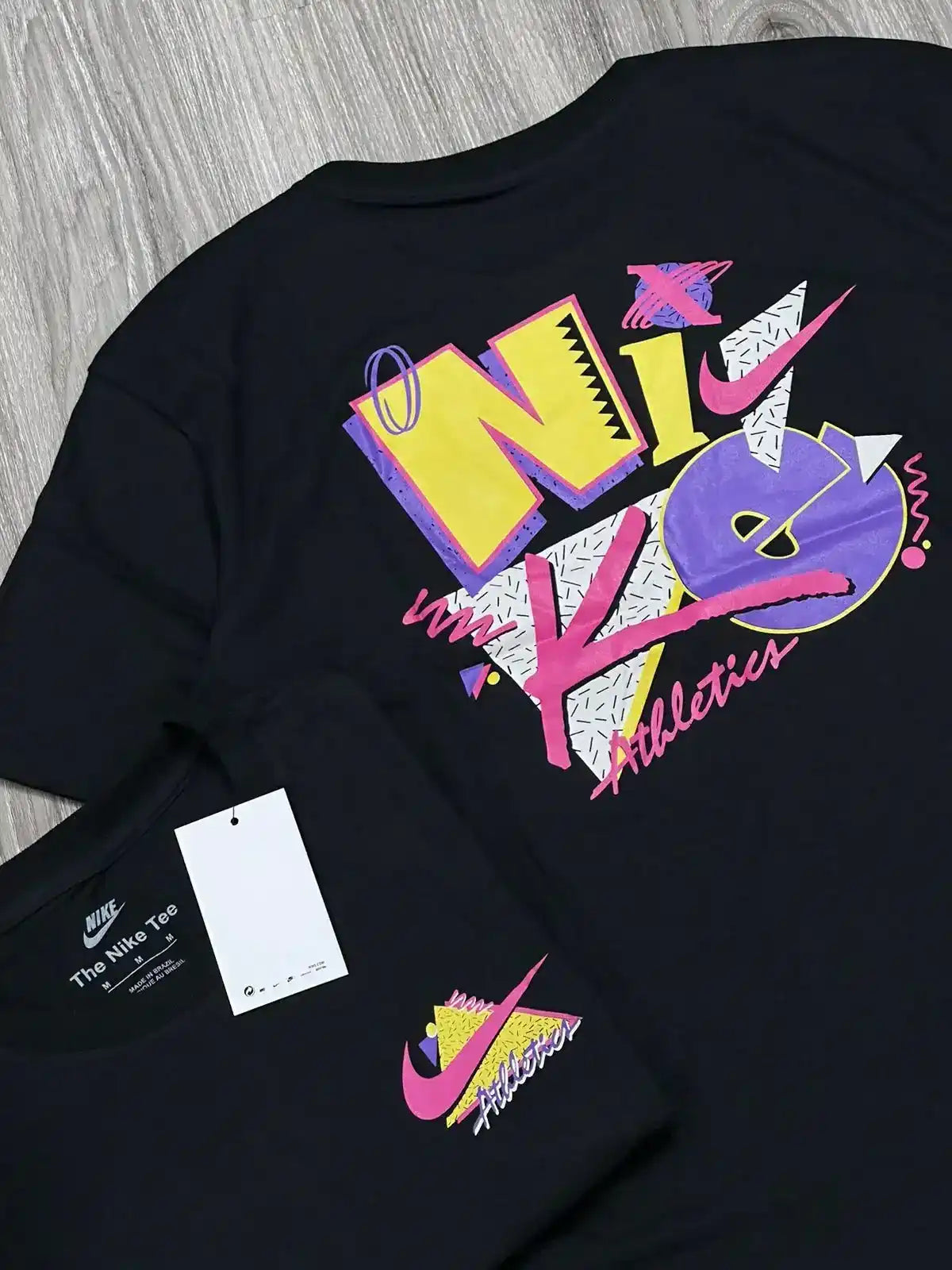 CAMISETA NK ATHLETICS - PRETO