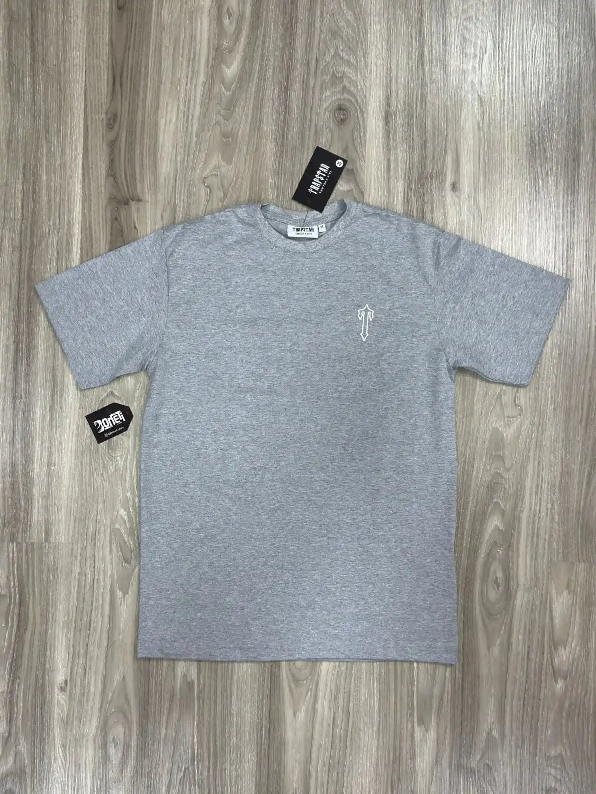 CAMISETA TRAPSTAR BASIC - CINZA