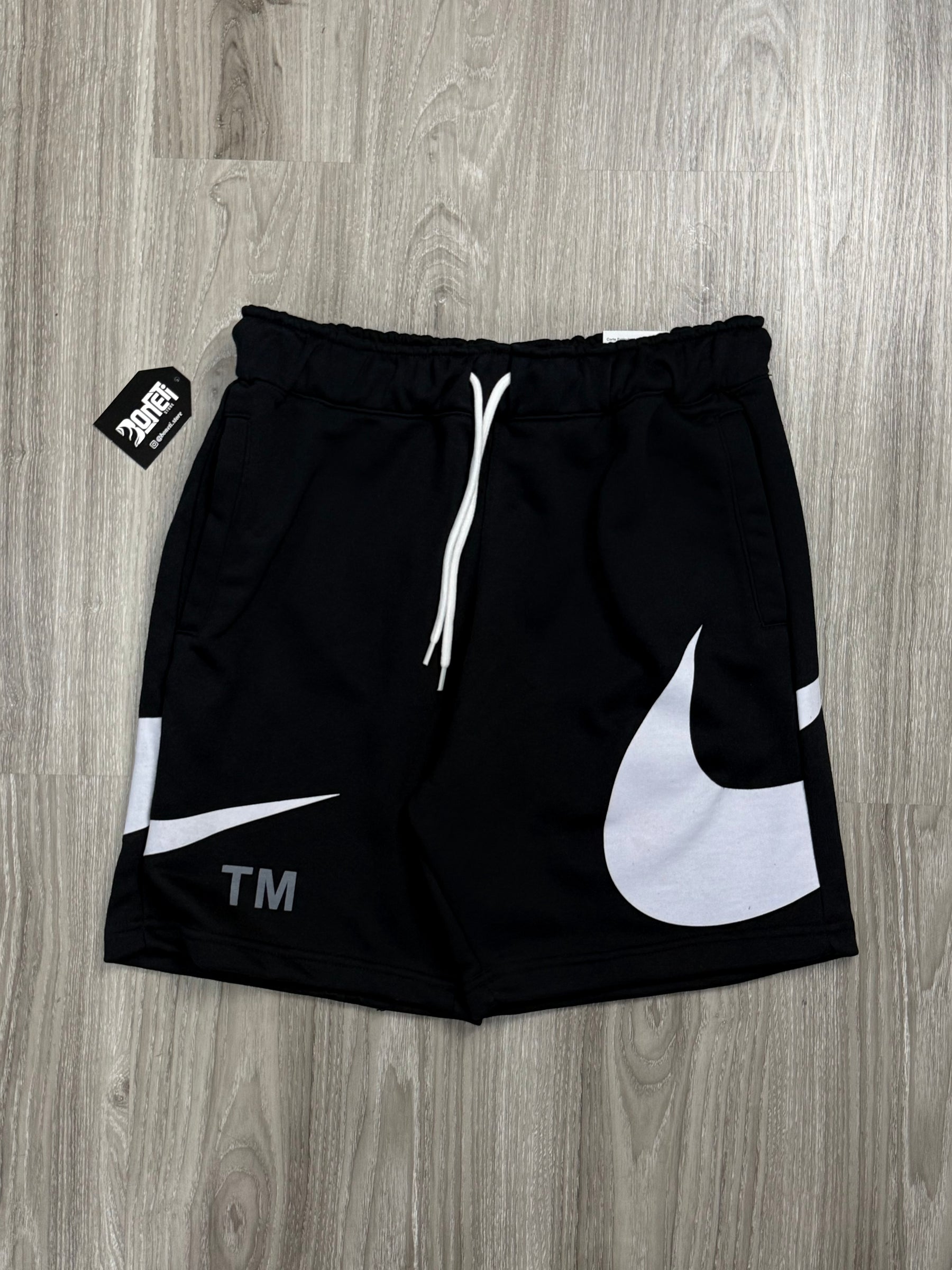 SHORTS MOLETOM NK BIG SWOOSH TM - PRETO