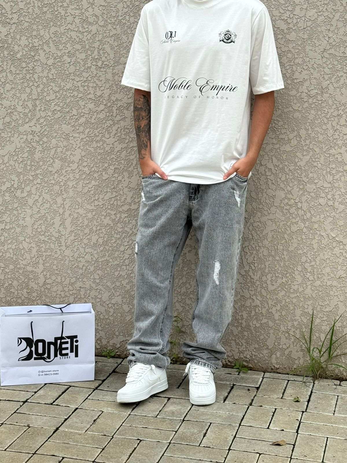 CALÇA JEANS RETA PRESENCE - 7566