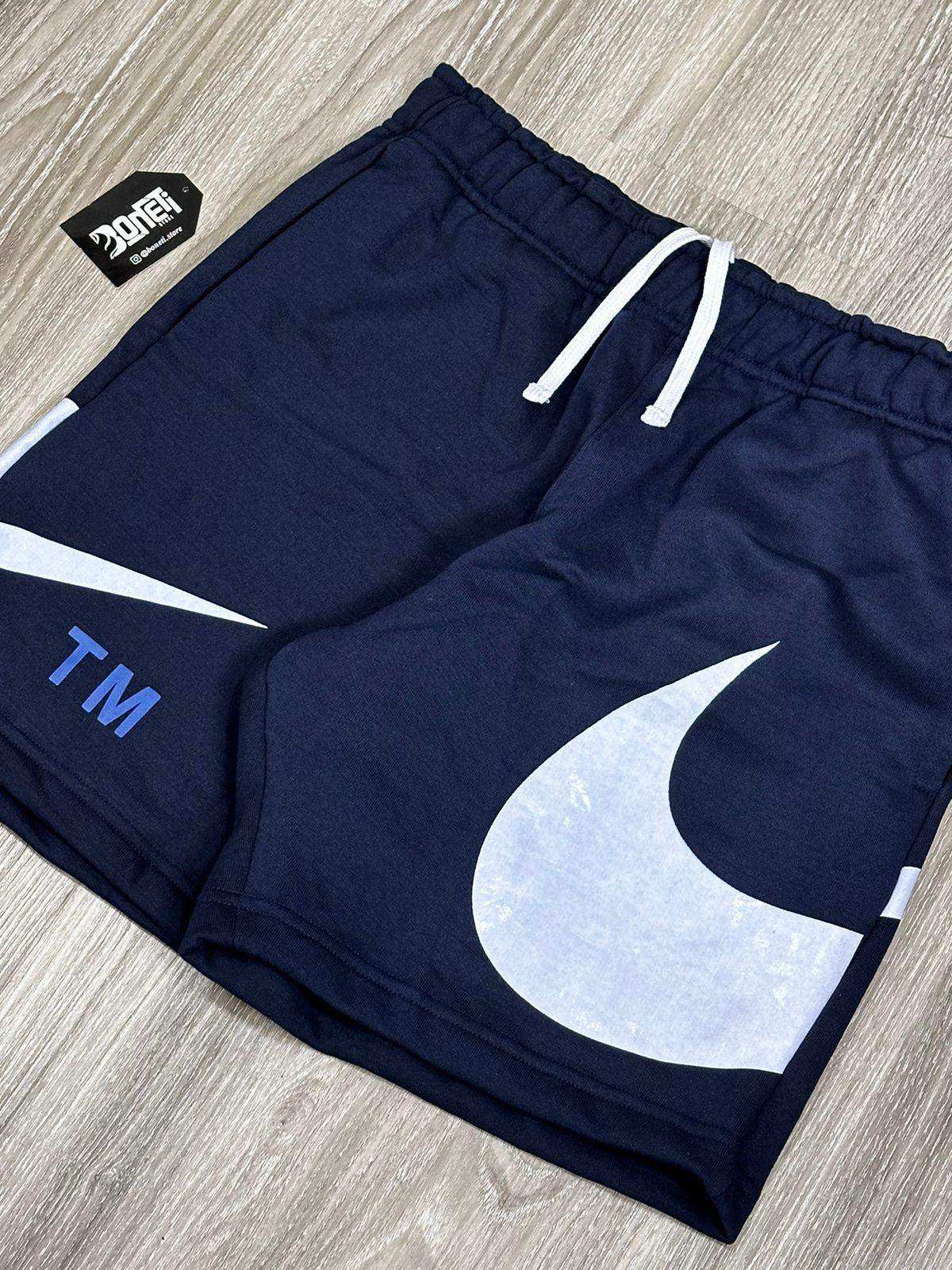 SHORTS MOLETOM NK BIG SWOOSH - AZUL MARINHO