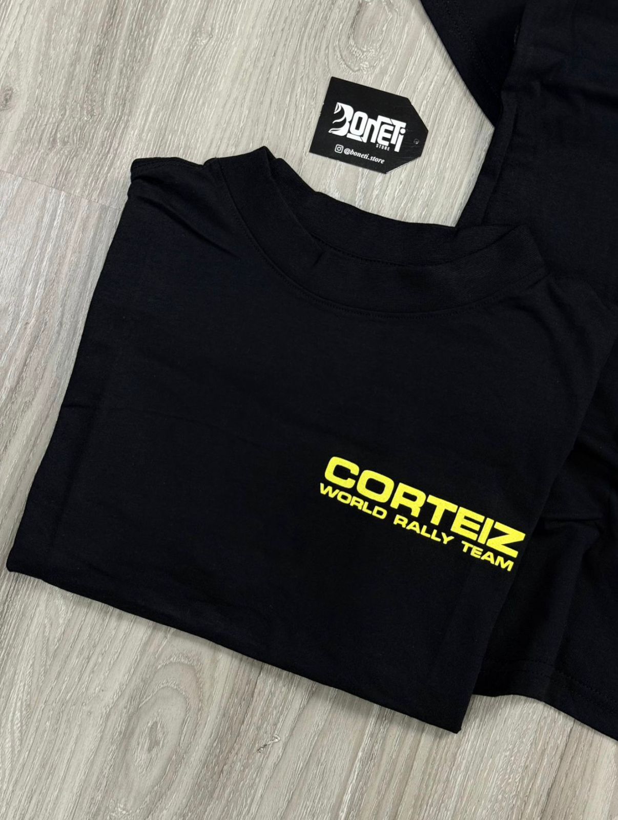 CAMISETA CORTEIZ WORLD RALLY - PRETA