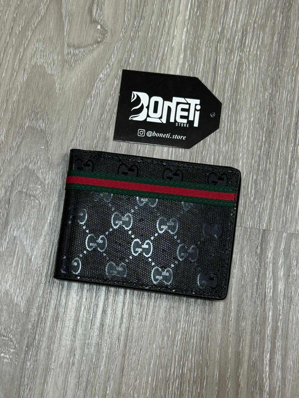 CARTEIRA GC VINTAGE COM FAIXA - PRETA