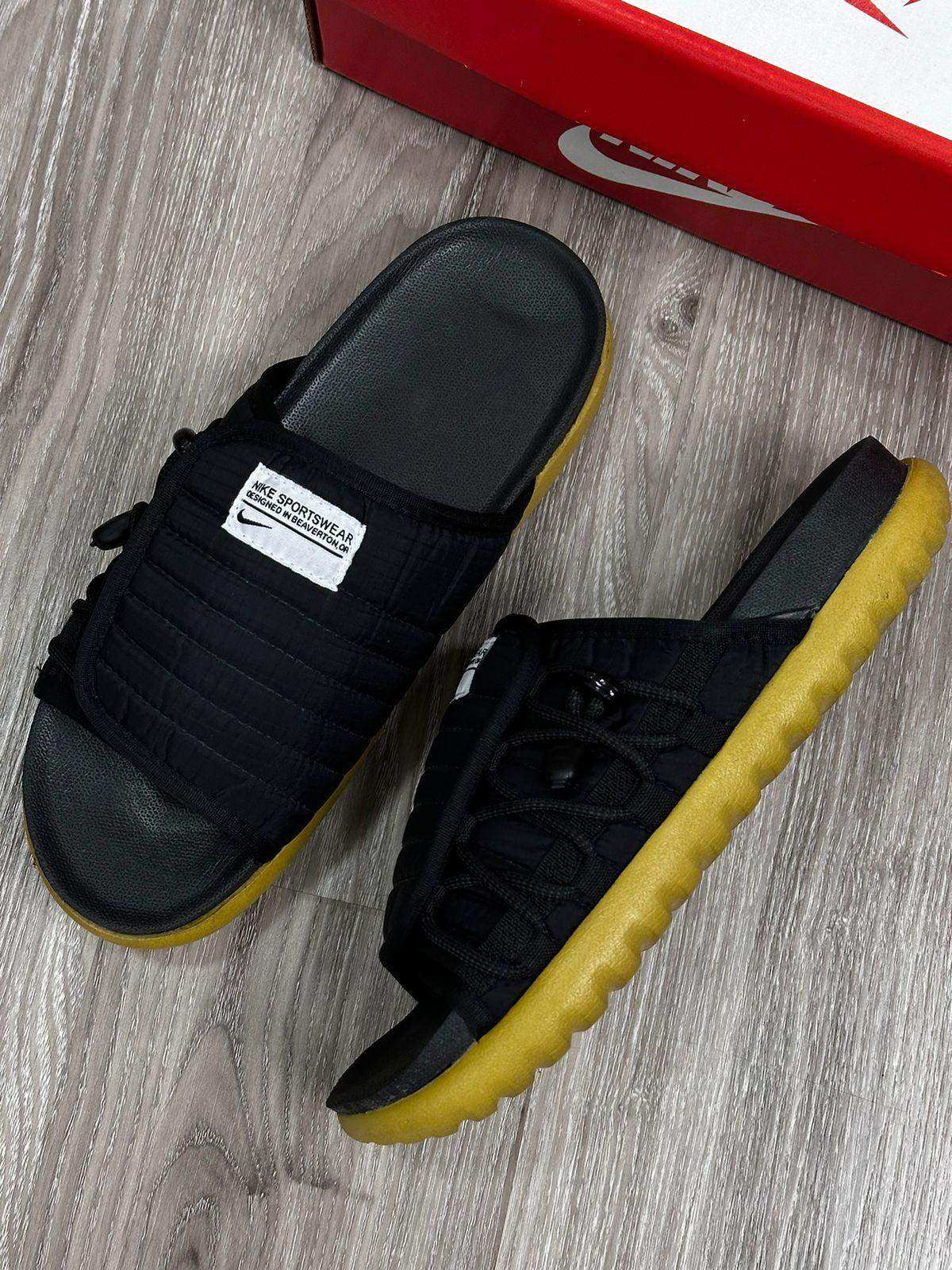 CHINELO SLIDE NK ASUNA 2.0 - PRETO/DOURADO