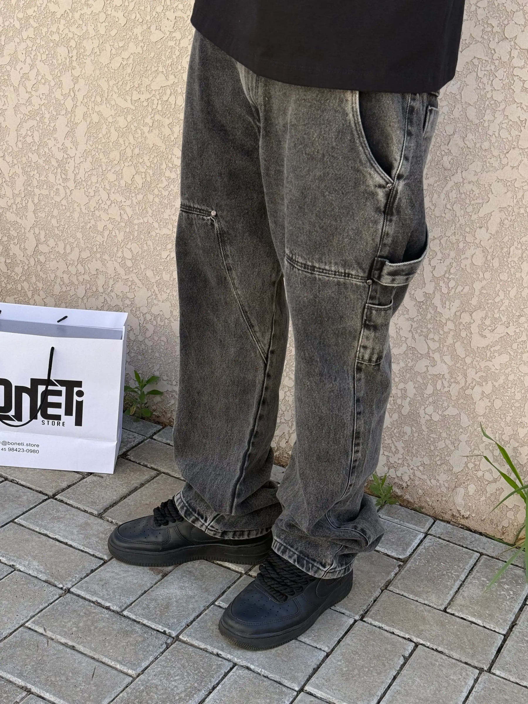 CALÇA JEANS RETA CARPINTEIRO ESTONADA - DENIM&CO