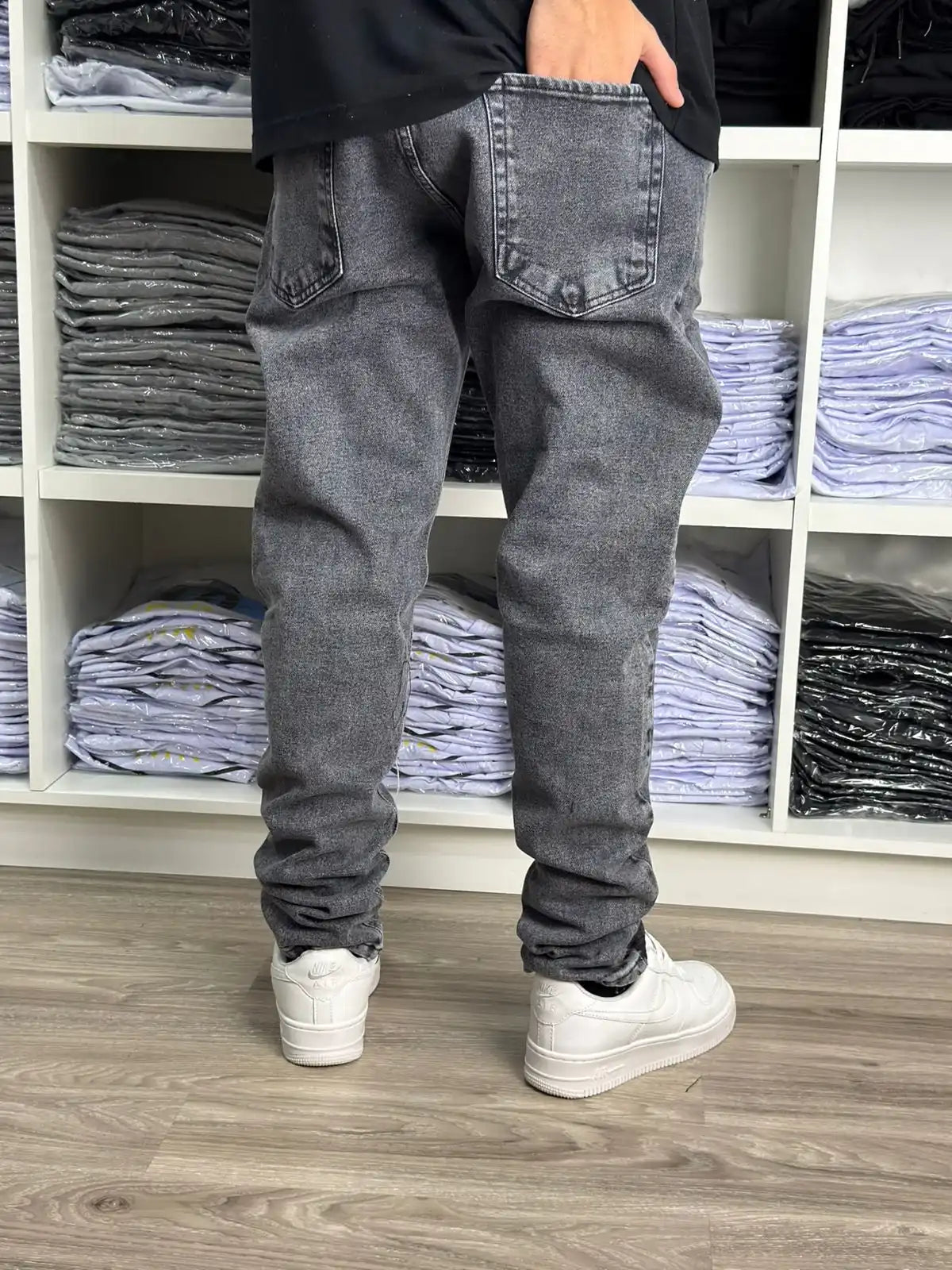 CALÇA JEANS ESCURO SKINNY CITY DENIM - 0106