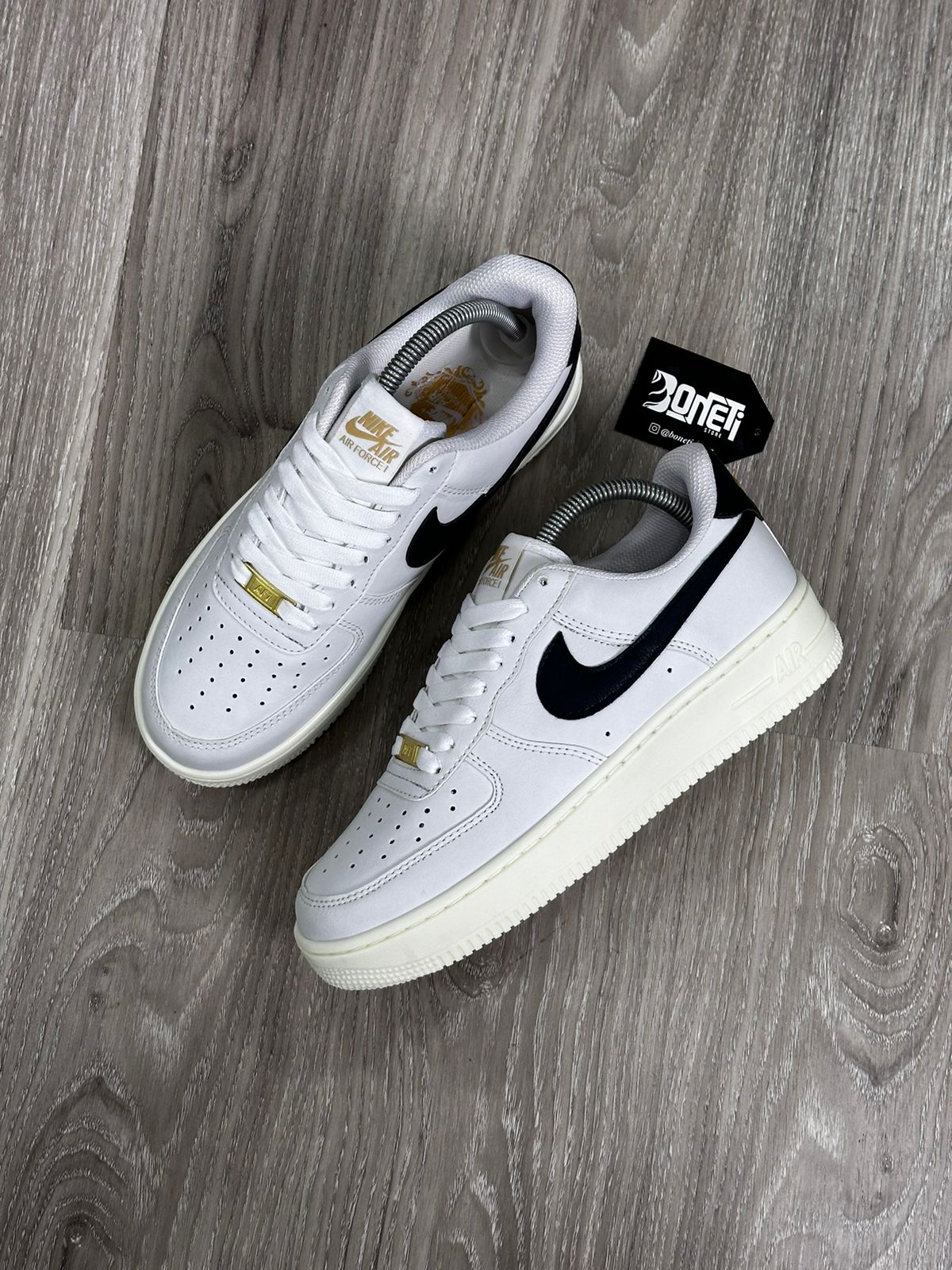 TÊNIS NK FORCE 1 - MARINHO CREME