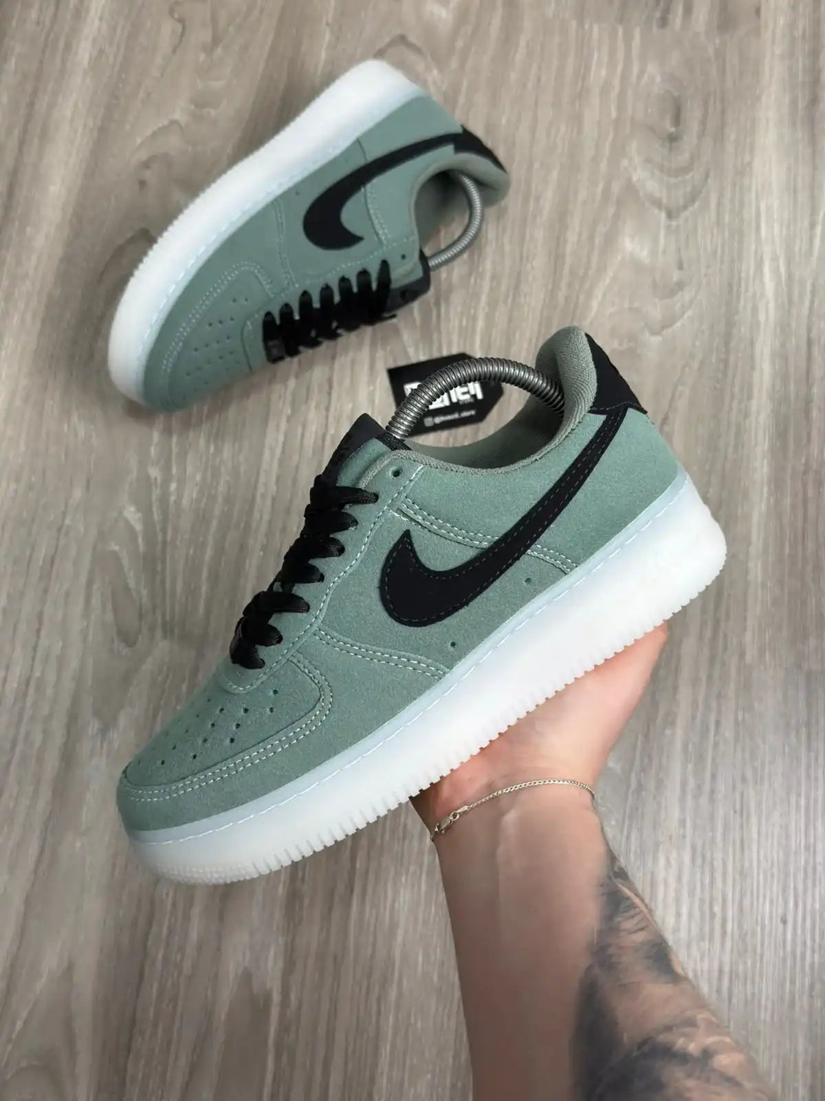 TÊNIS NK FORCE 1 - CAMURÇA GREEN BLACK