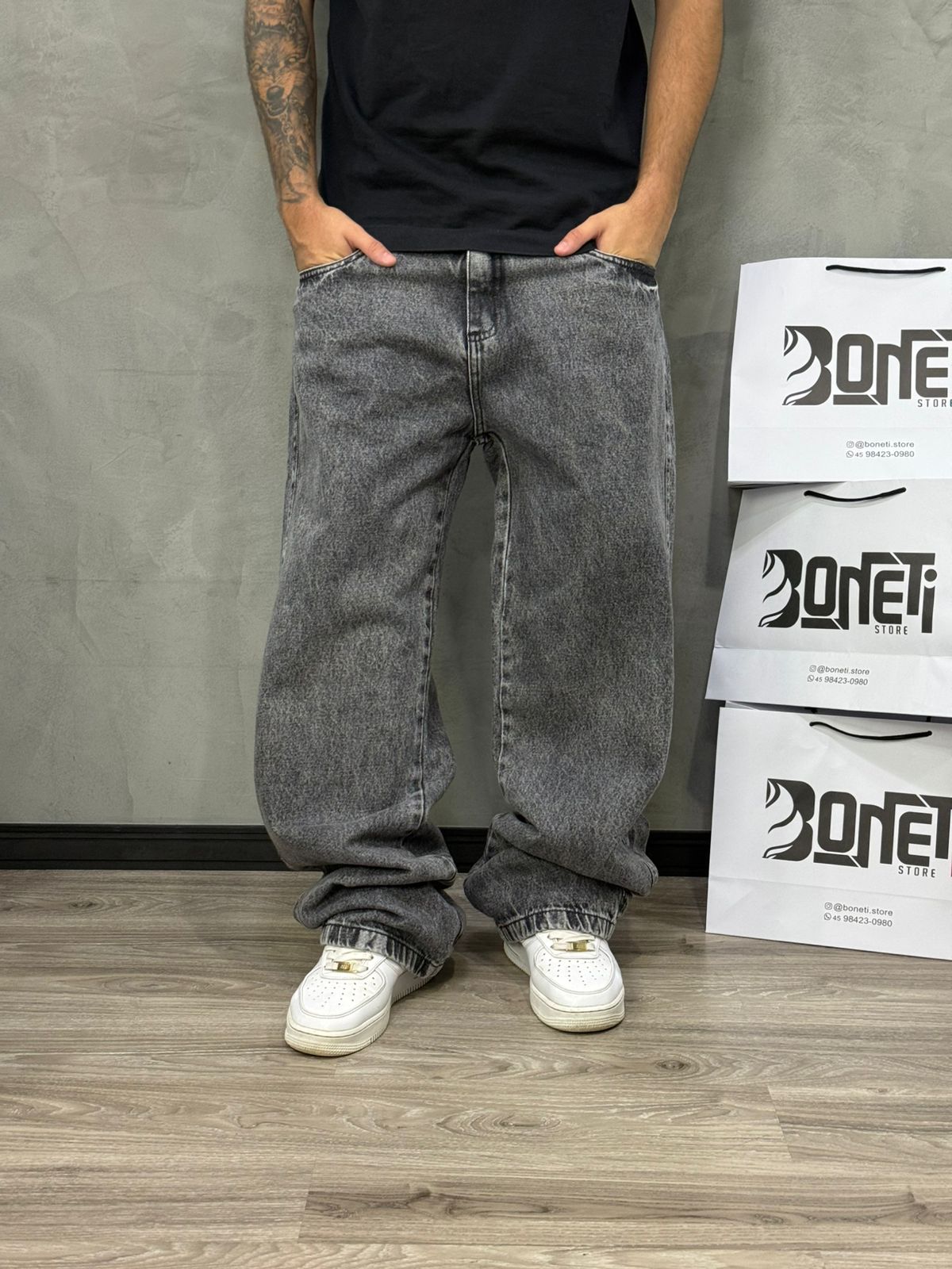 CALÇA JEANS RETA PRESENCE - 7650