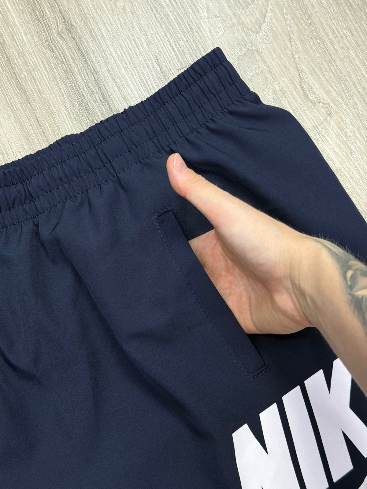 SHORTS TACTEL NK ICON - AZUL MARINHO