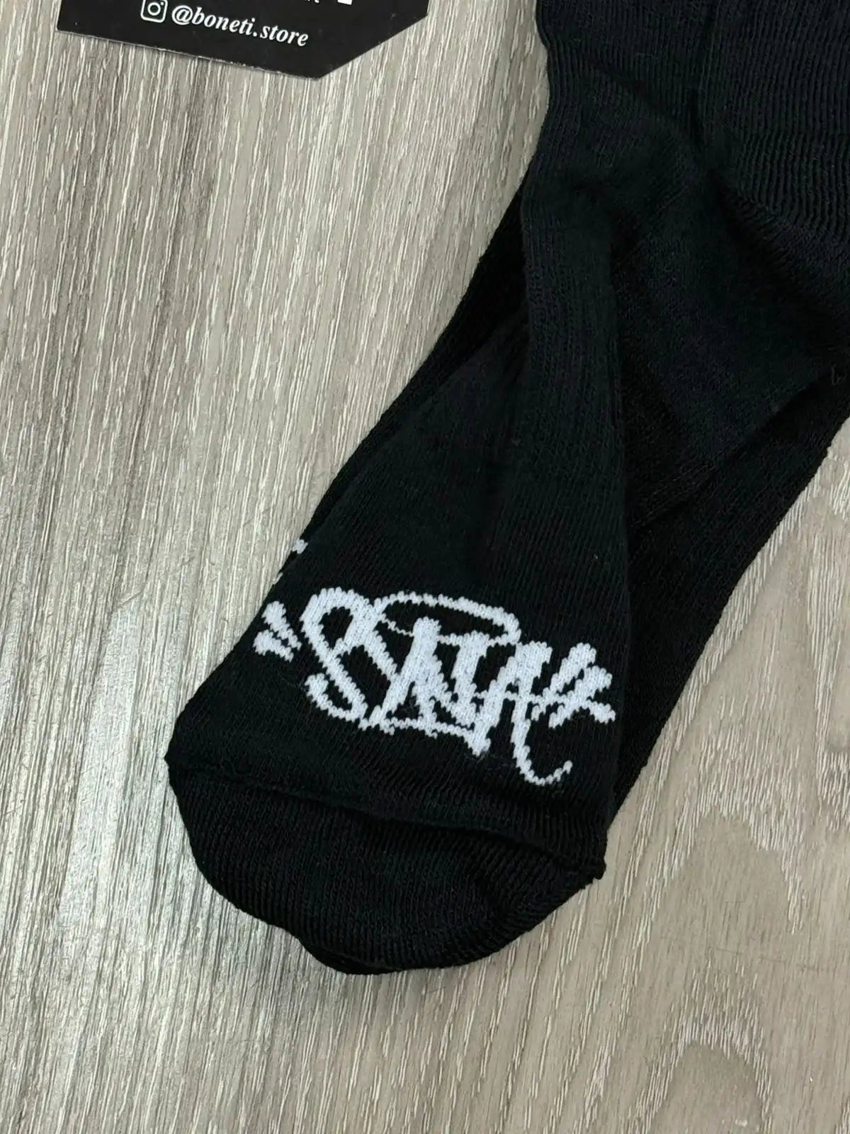 MEIA CANO ALTO SYNA WORLD - PRETA