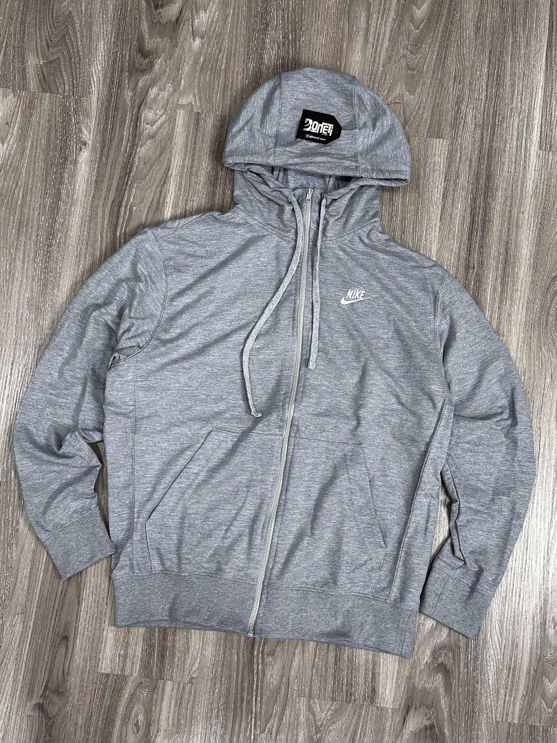 MOLETOM C/ ZÍPER NK CLUB - CINZA