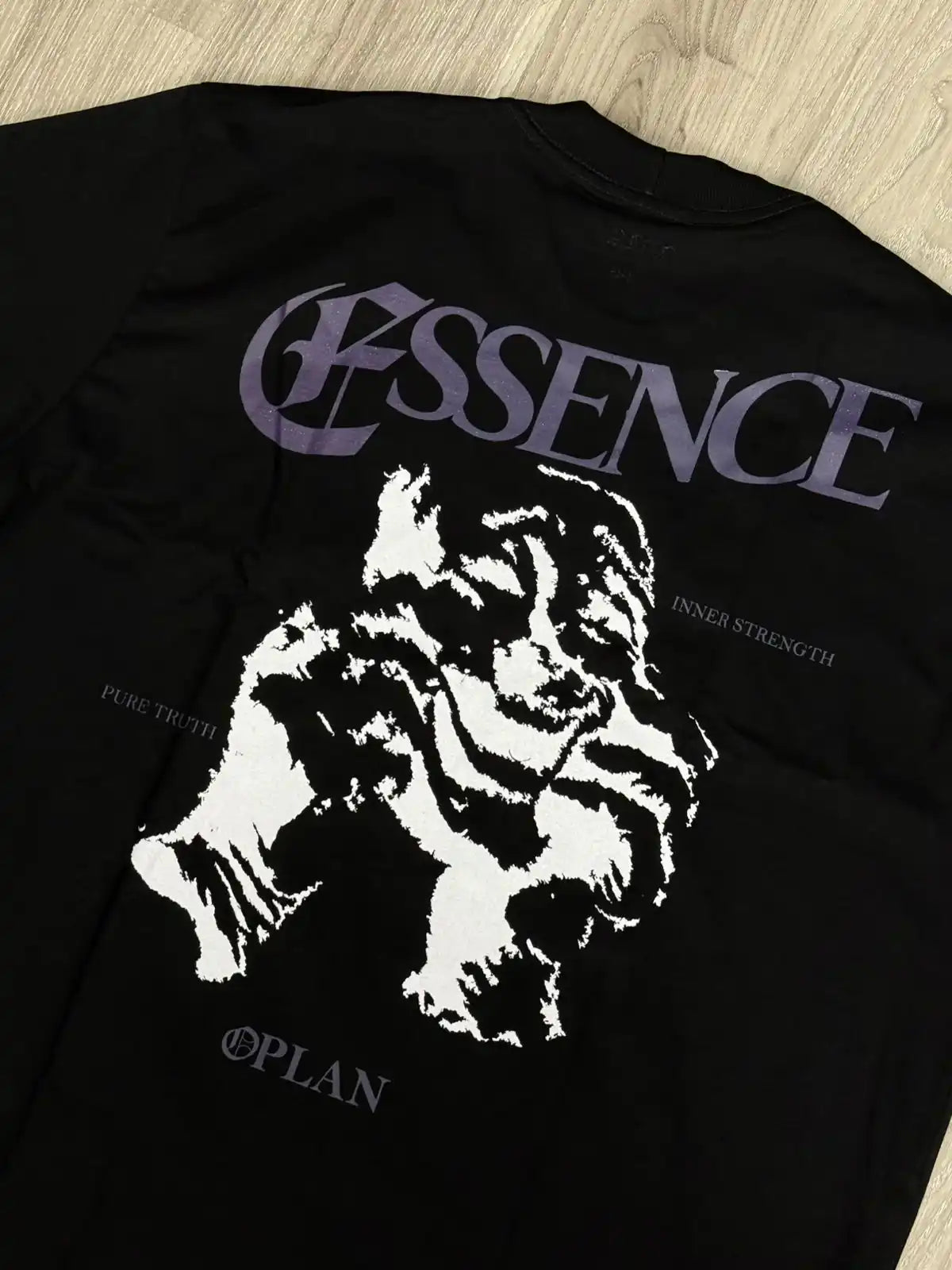 CAMISETA OVERSIZED OPLAN MASK - PRETA