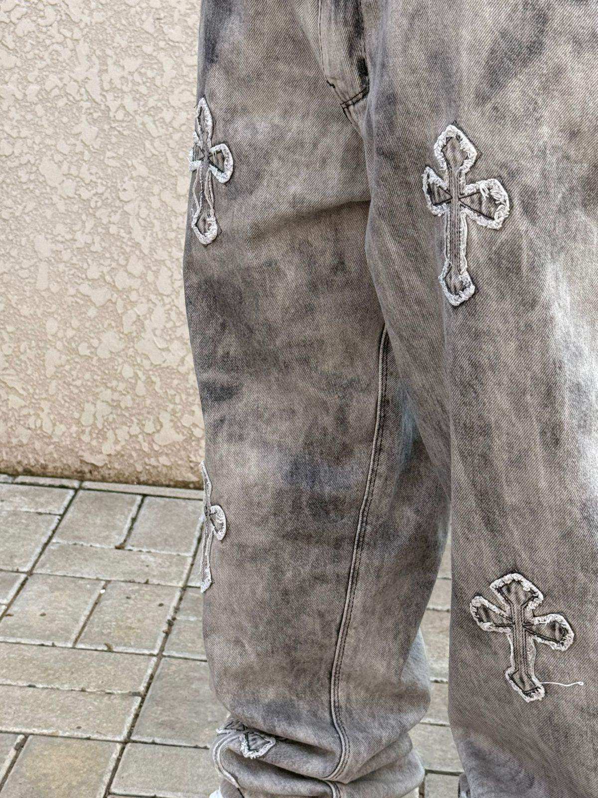 CALÇA JEANS RETA ESTONADA CRUZ JAY JONES - 8207