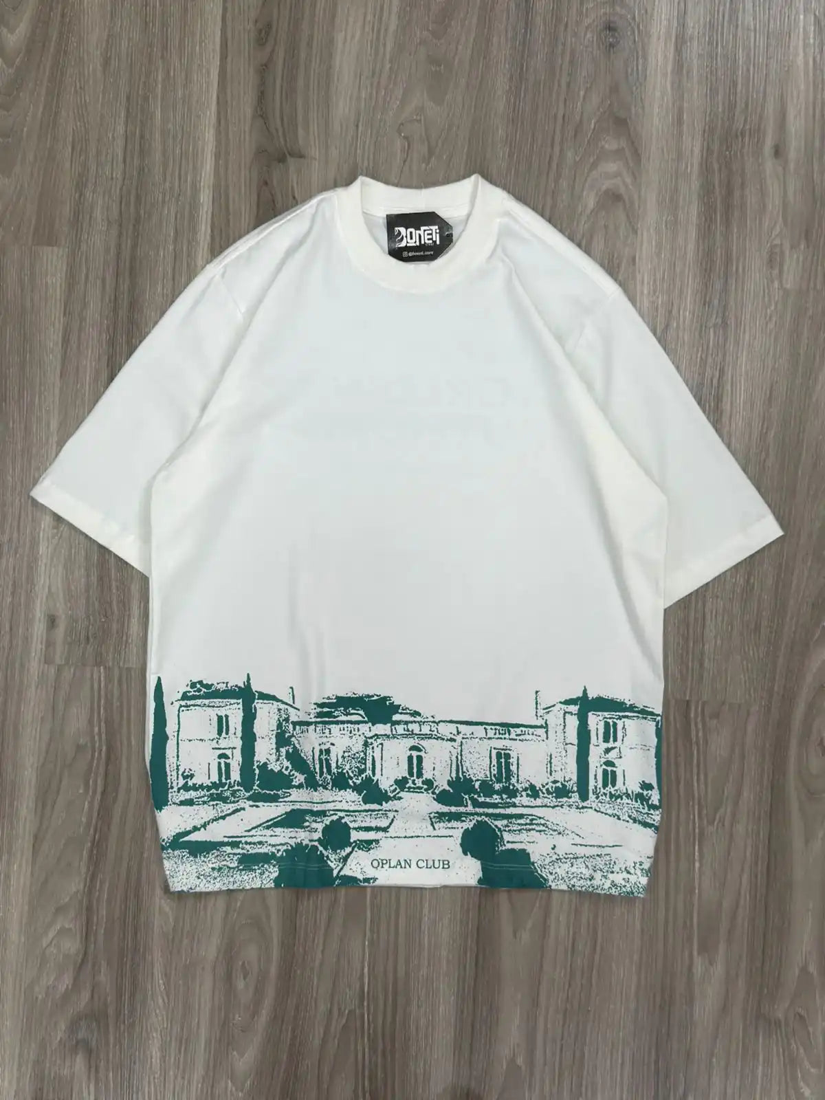 CAMISETA OVERSIZED OPLAN CLUB WORLDWIDE - OFFWHITE