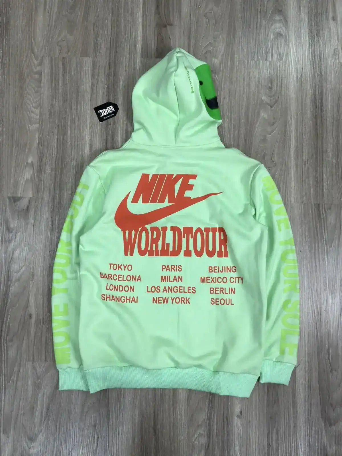 MOLETOM CANGURU NK WORLD TOUR - VERDE