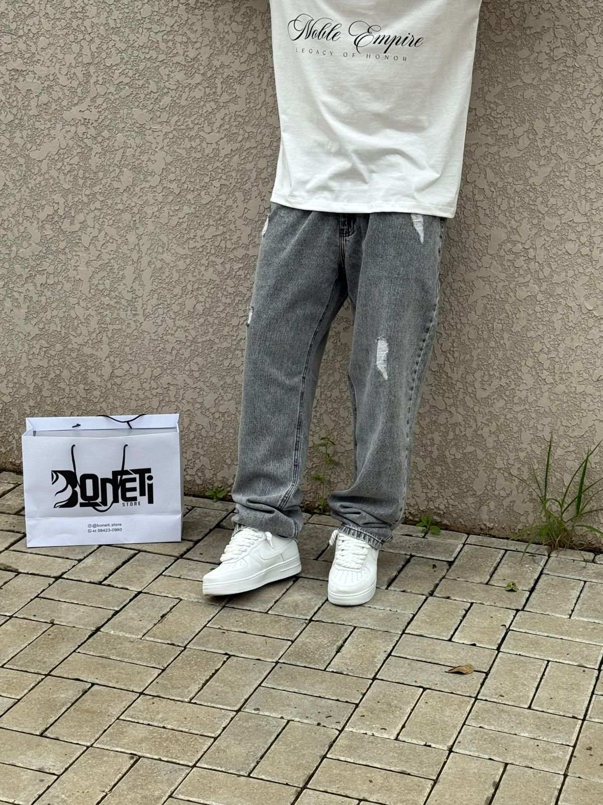 CALÇA JEANS RETA PRESENCE - 7566