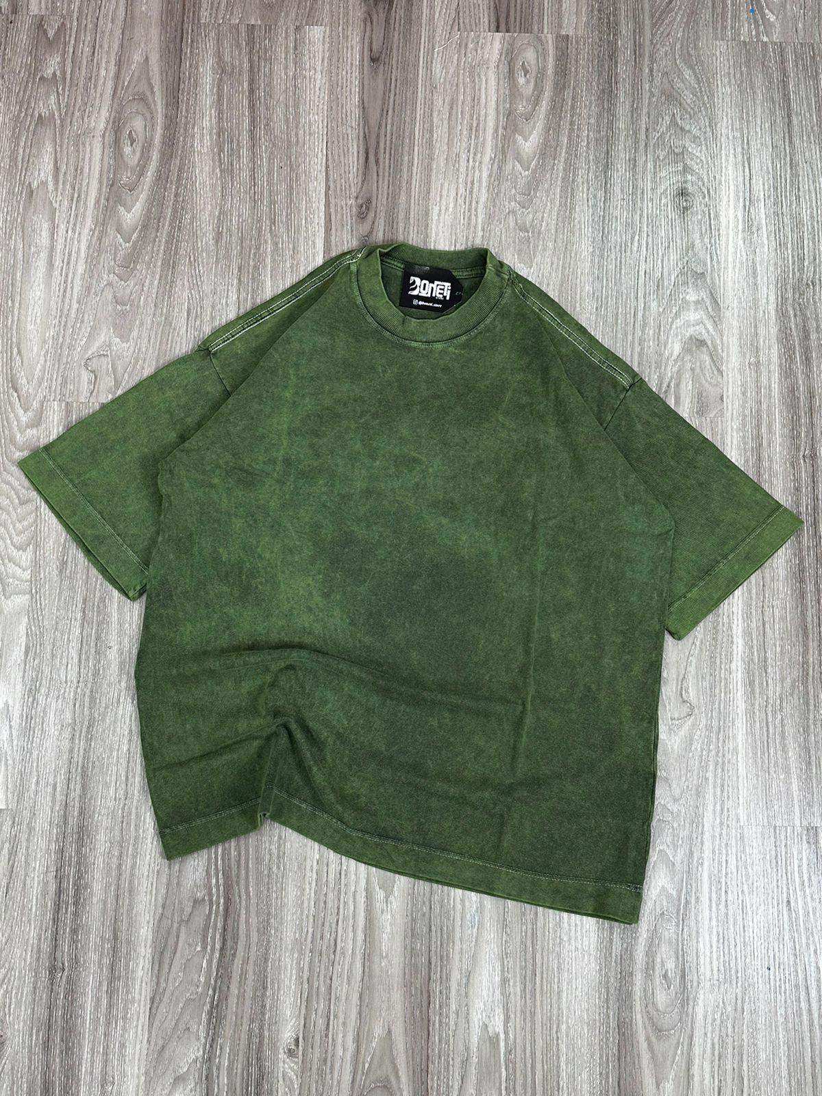 CAMISETA OVERSIZED LISA ESTONADA - VERDE