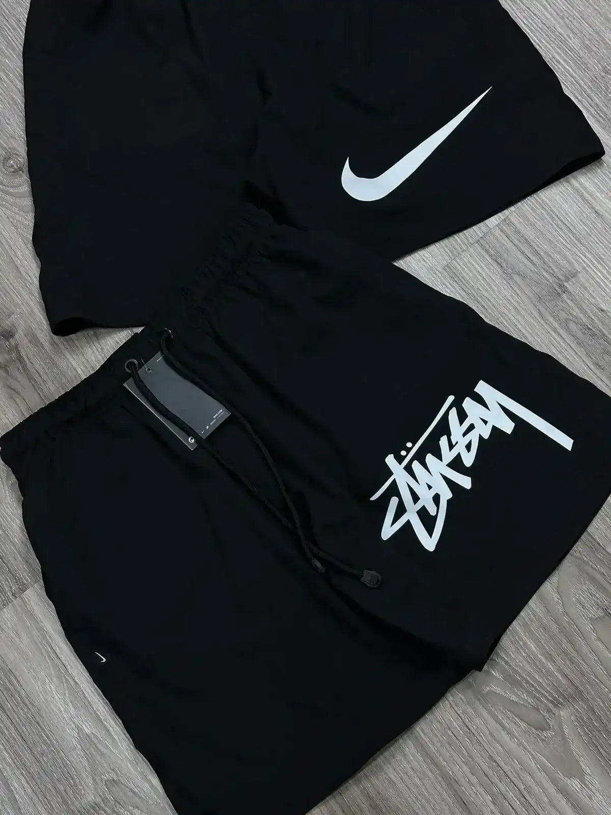 SHORTS TACTEL NK X STUSSY - PRETO