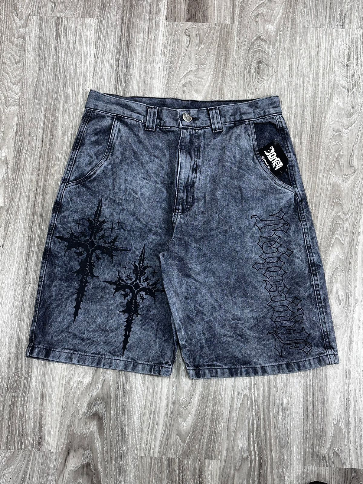 SHORTS JEANS ESTONADO CRUZ TRIP - 035