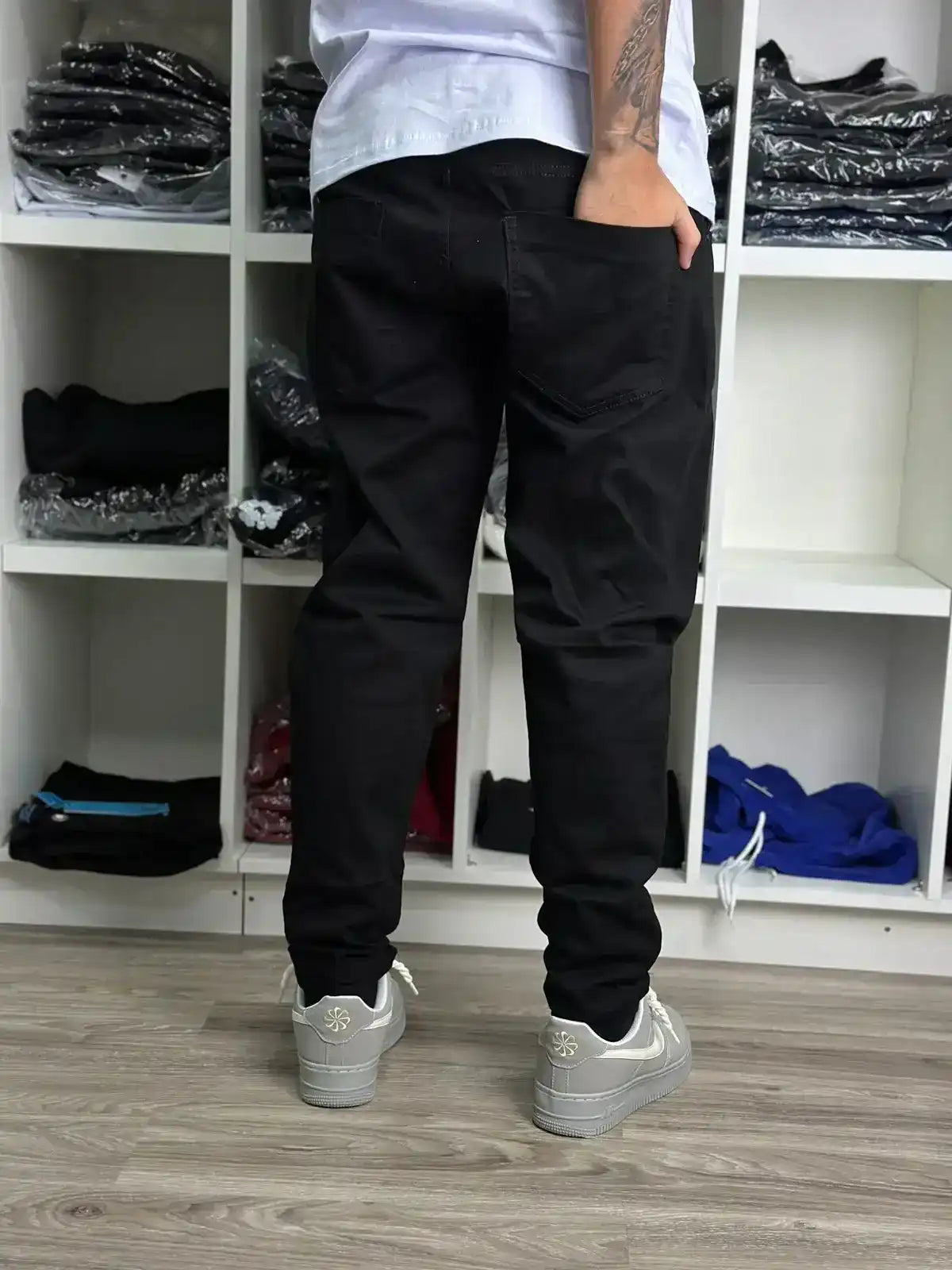 CALÇA JEANS SKINNY PRETA JAY JONES - 8075