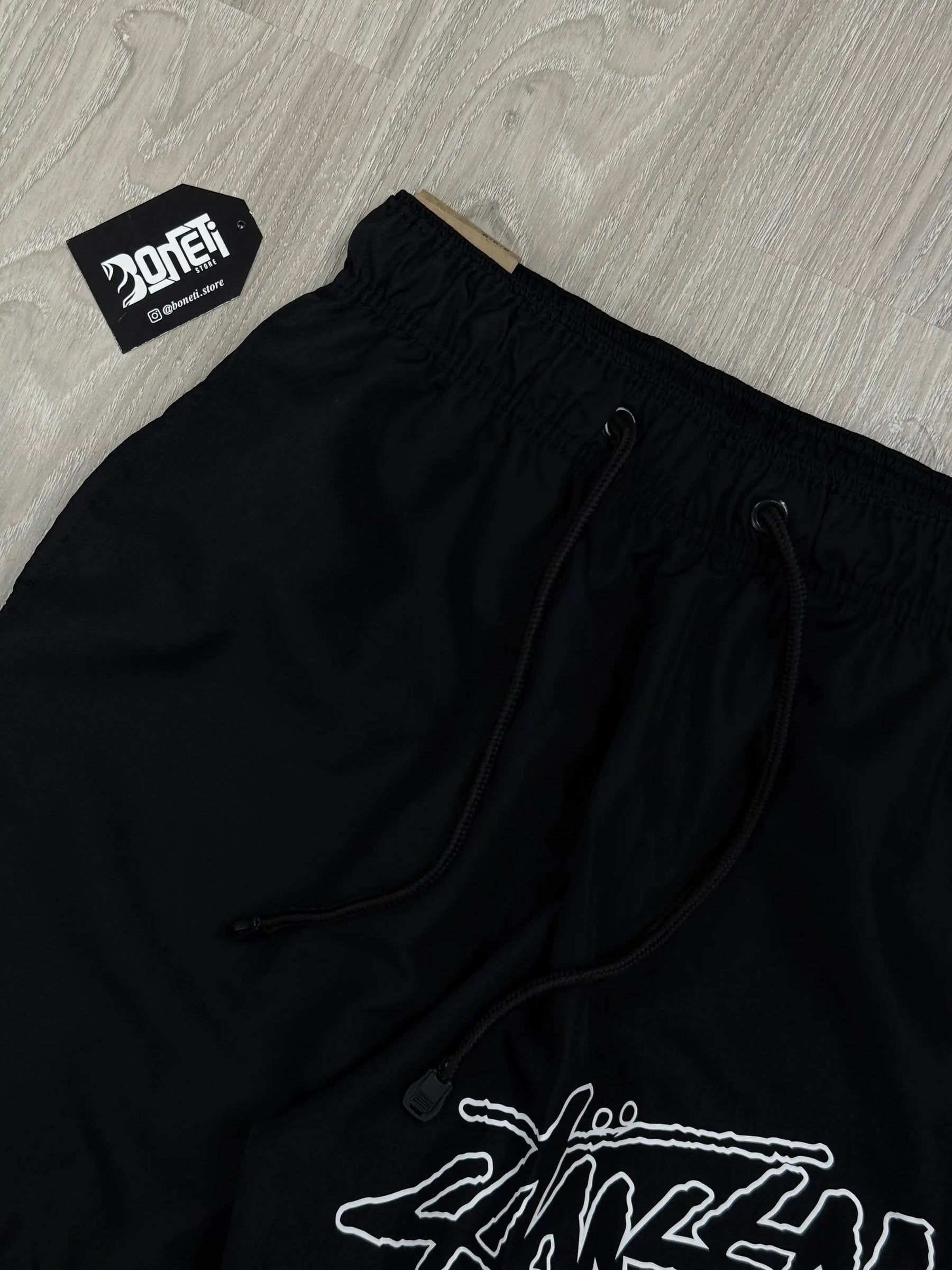 SHORTS TACTEL NK X STUSSY VAZADO - PRETO