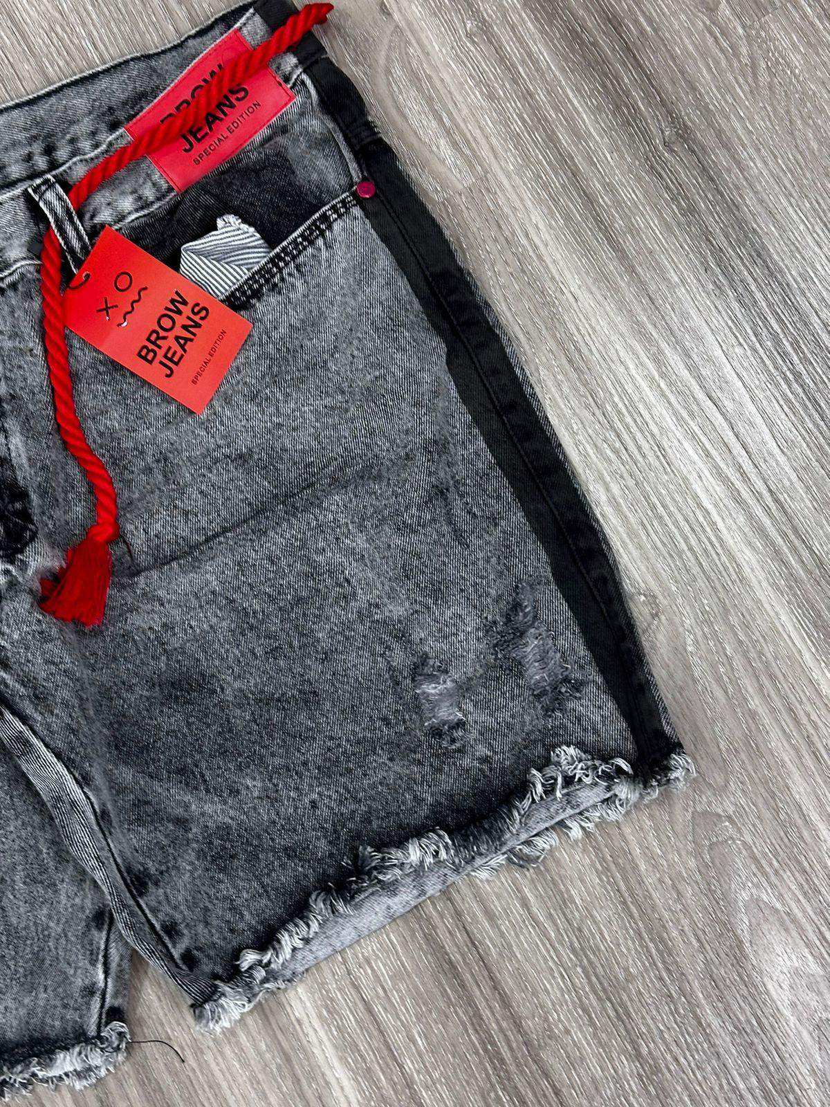 SHORTS JEANS BROW ESCURO - 03