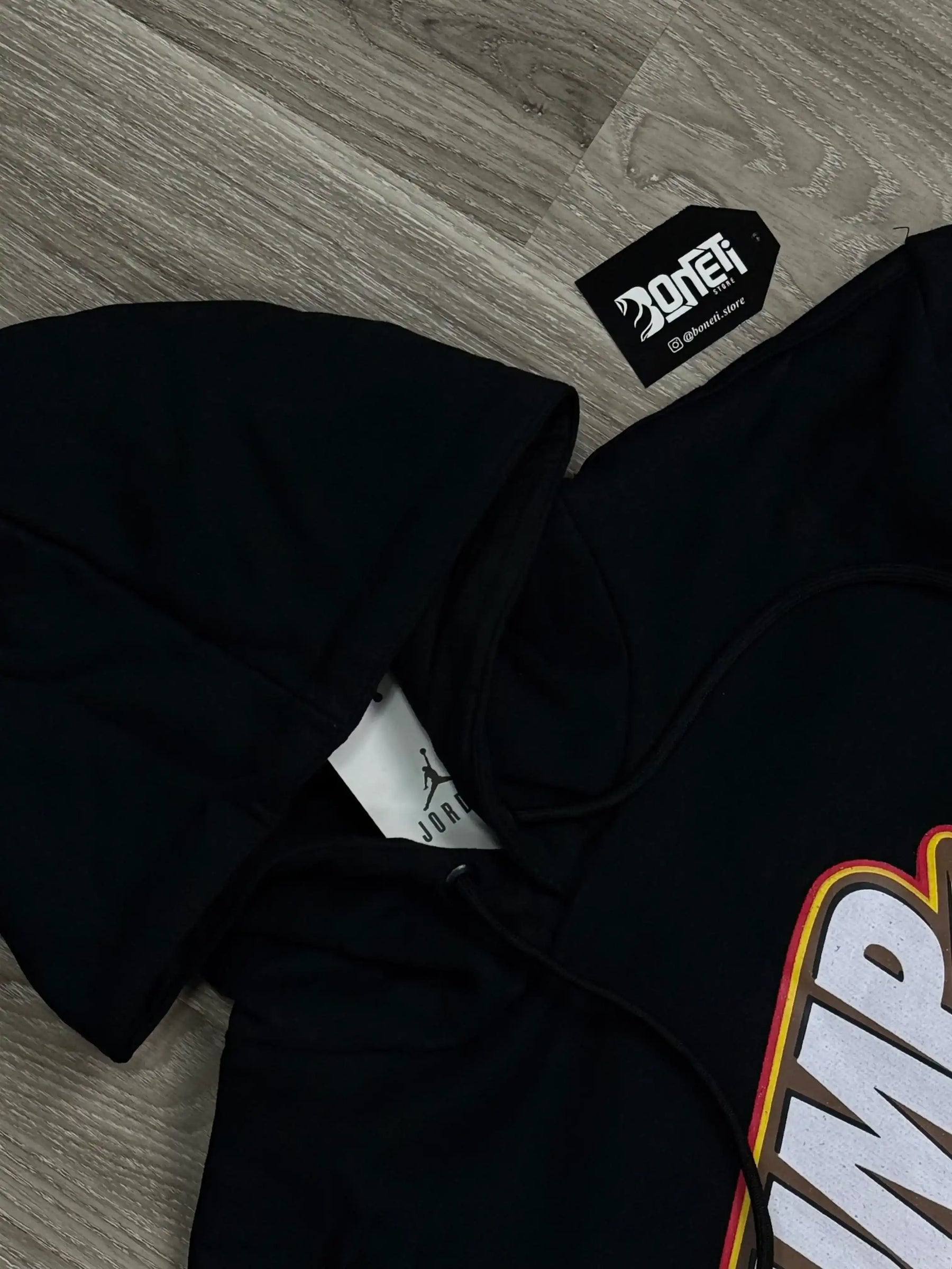 MOLETOM CANGURU NK JUMPMAN - PRETO