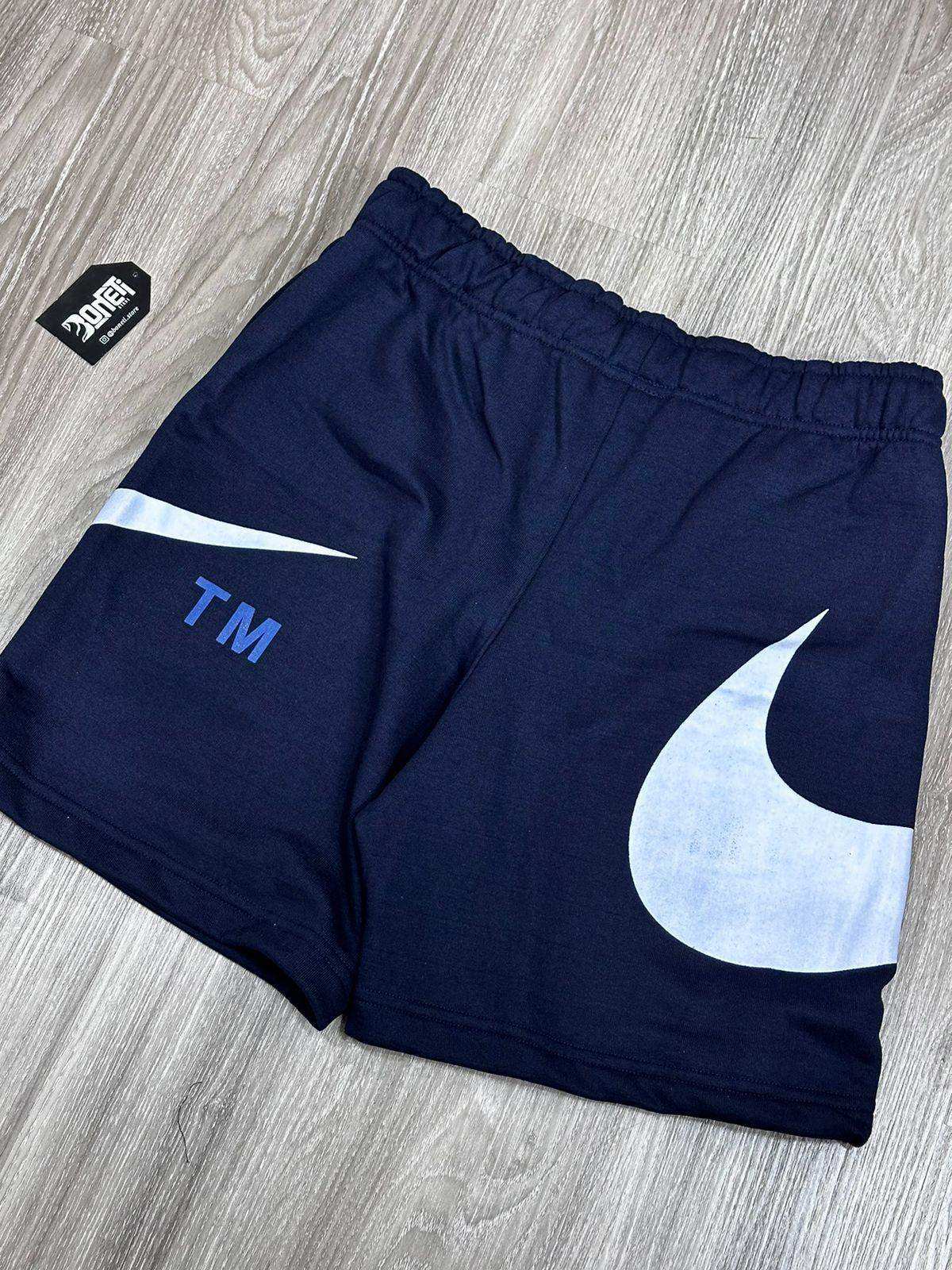 SHORTS MOLETOM NK BIG SWOOSH - AZUL MARINHO