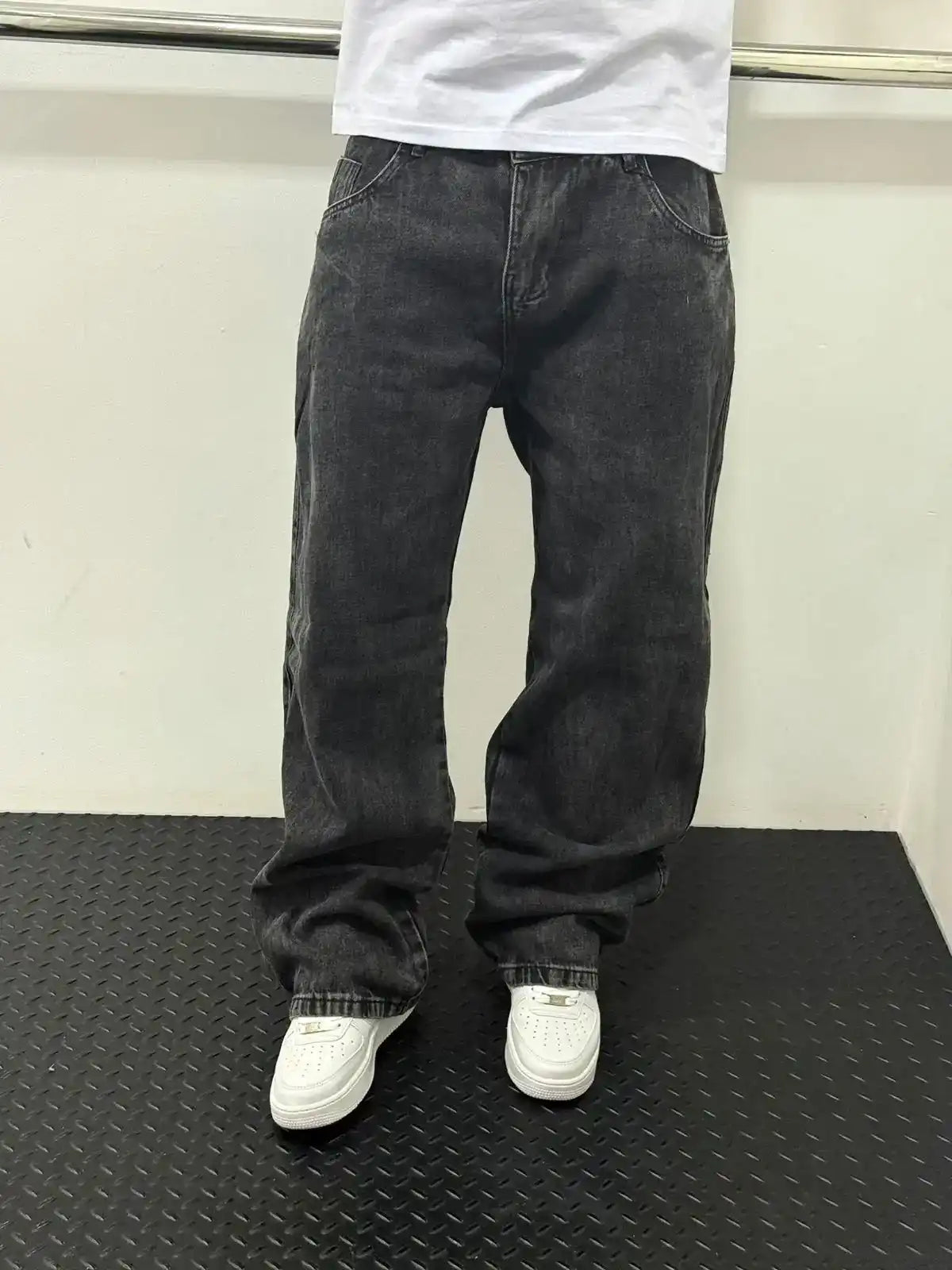 CALÇA JEANS RETA ESCURA DENIM&CO - 045