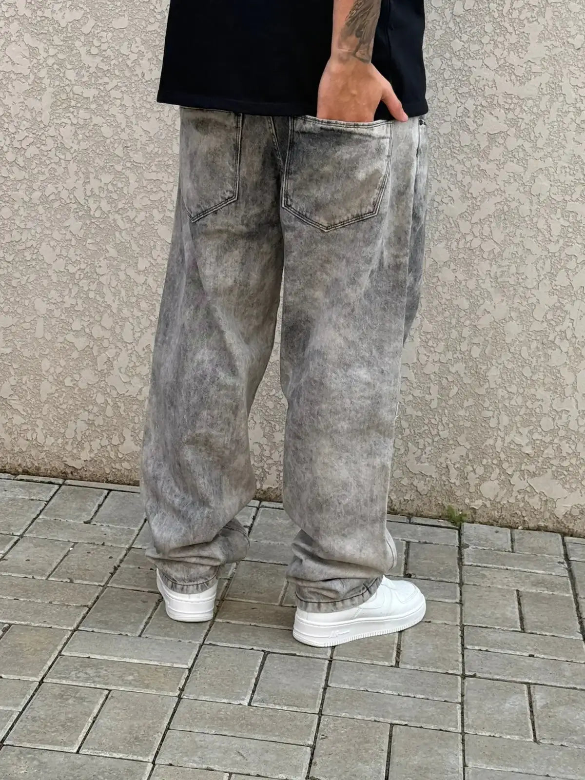CALÇA JEANS RETA ESTONADA CRUZ JAY JONES - 8207