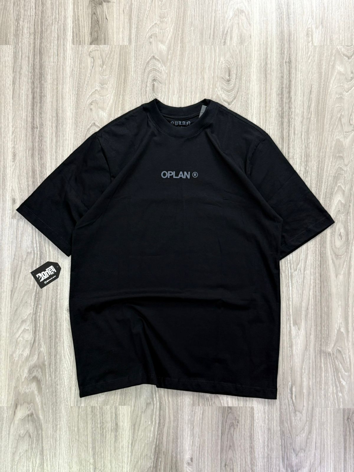 CAMISETA OVERSIZED OPLAN BASIC - PRETA