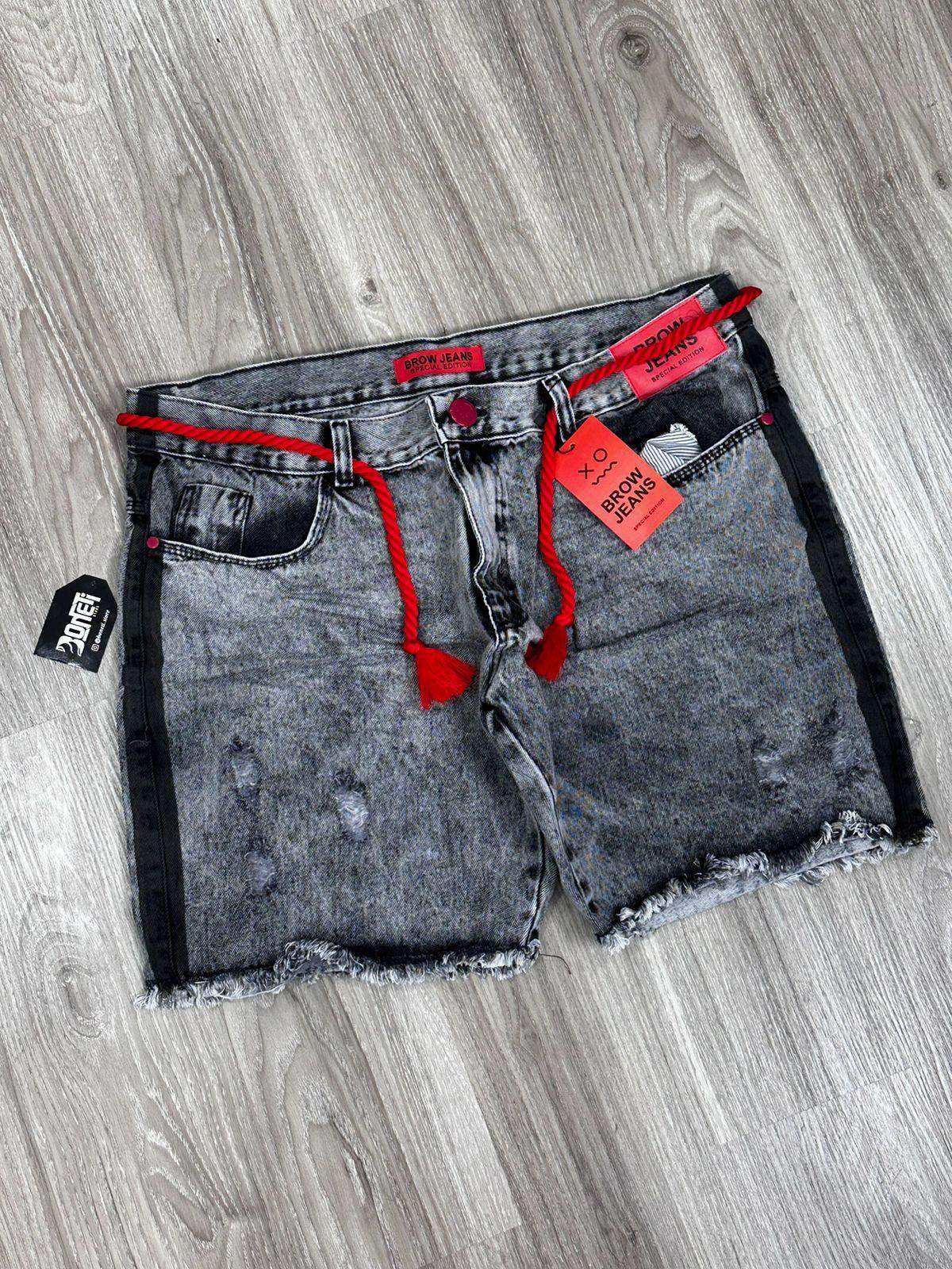 SHORTS JEANS BROW ESCURO - 03