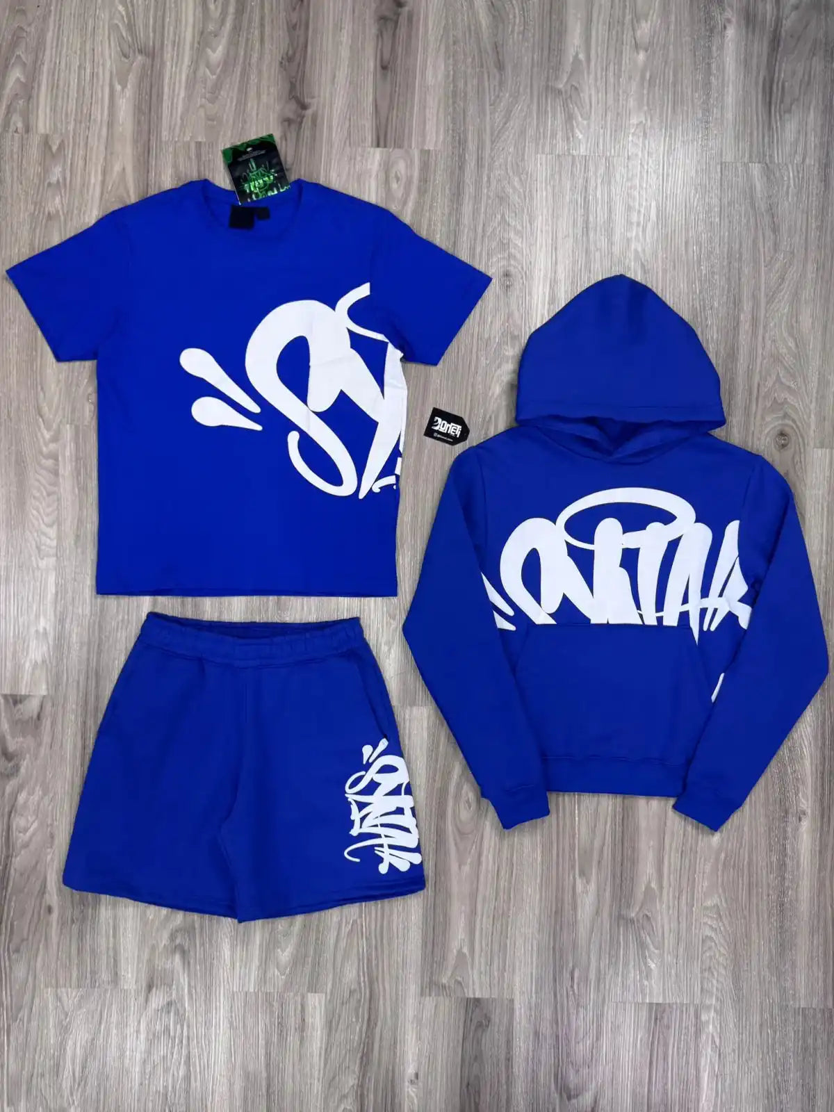 CONJUNTO SYNA WORLD + MOLETOM - AZUL