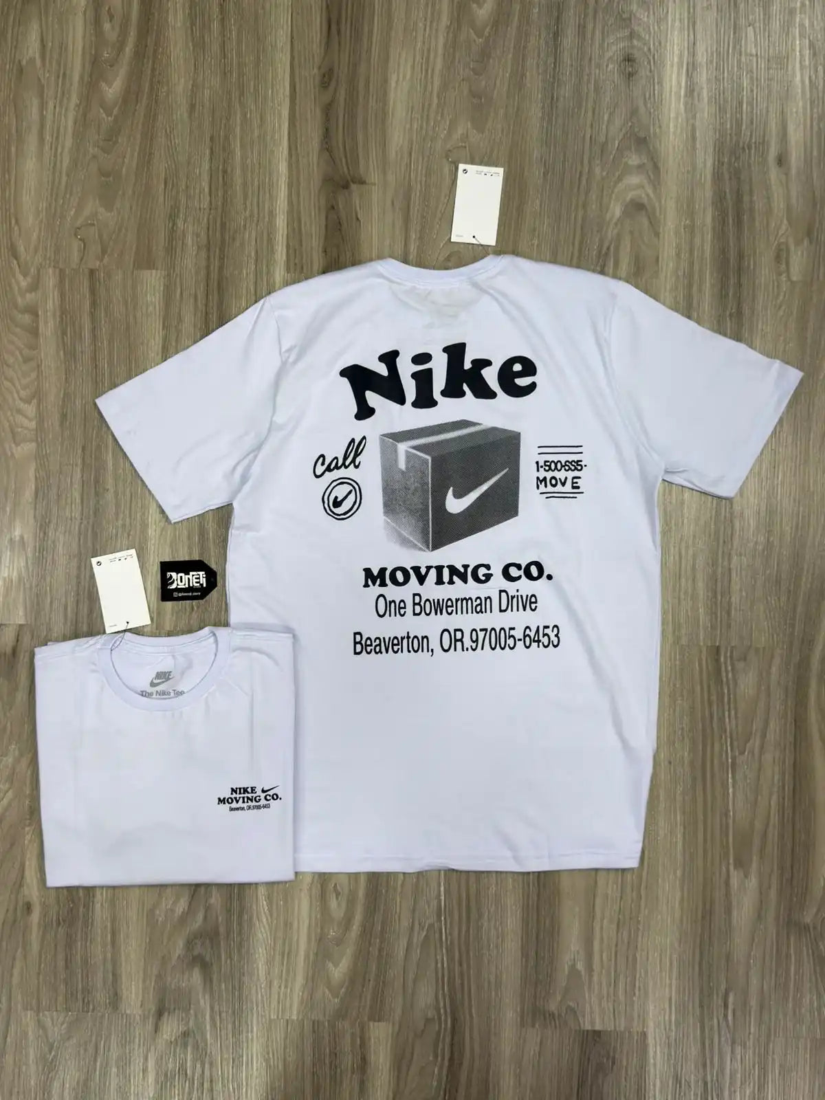 CAMISETA NK MOVING CO - BRANCA