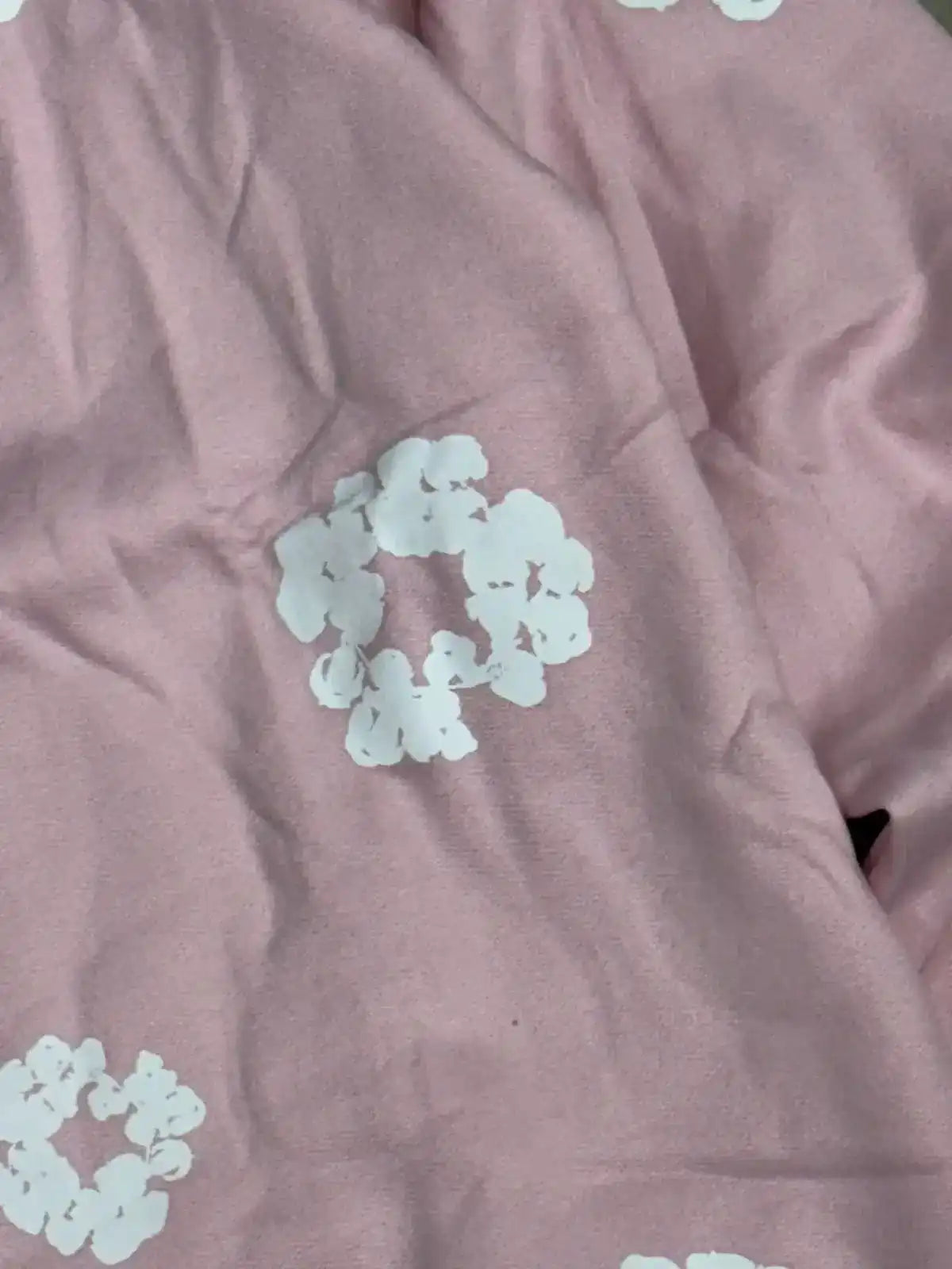 MOLETOM CARECA DENIM TEARS - ROSA