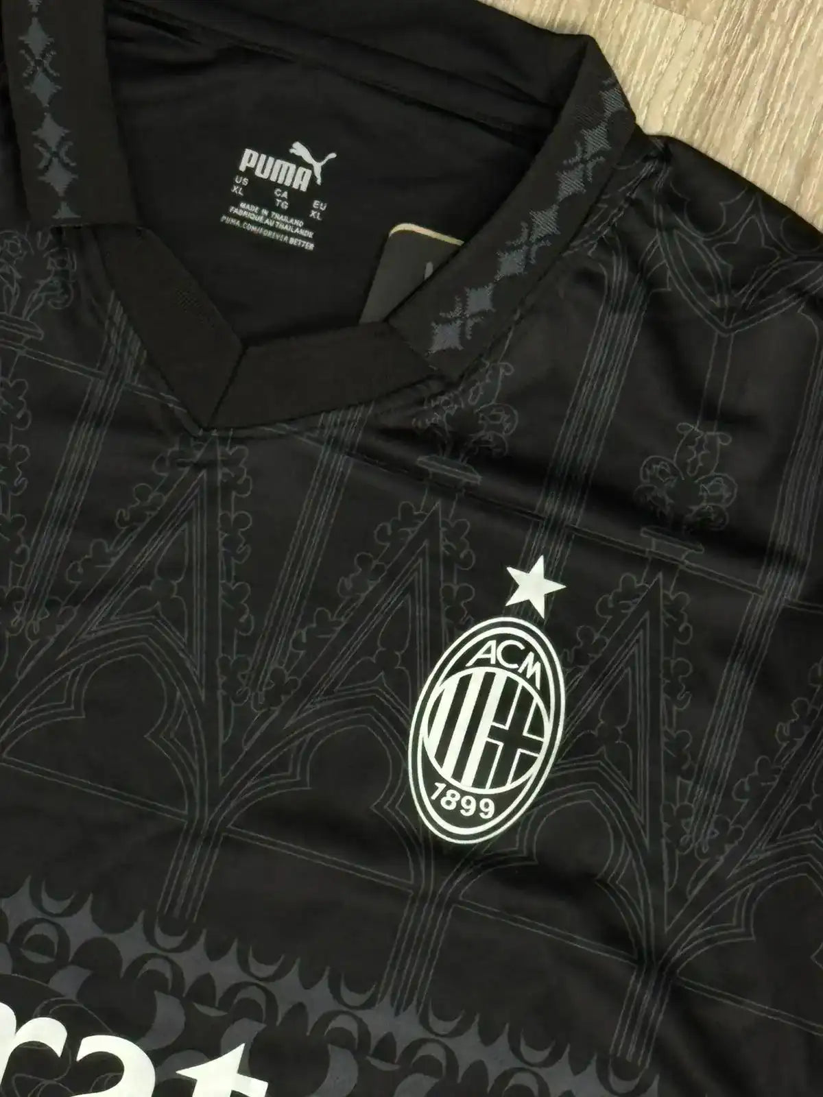CAMISA MILAN PLEASURES 24/25 - PRETA