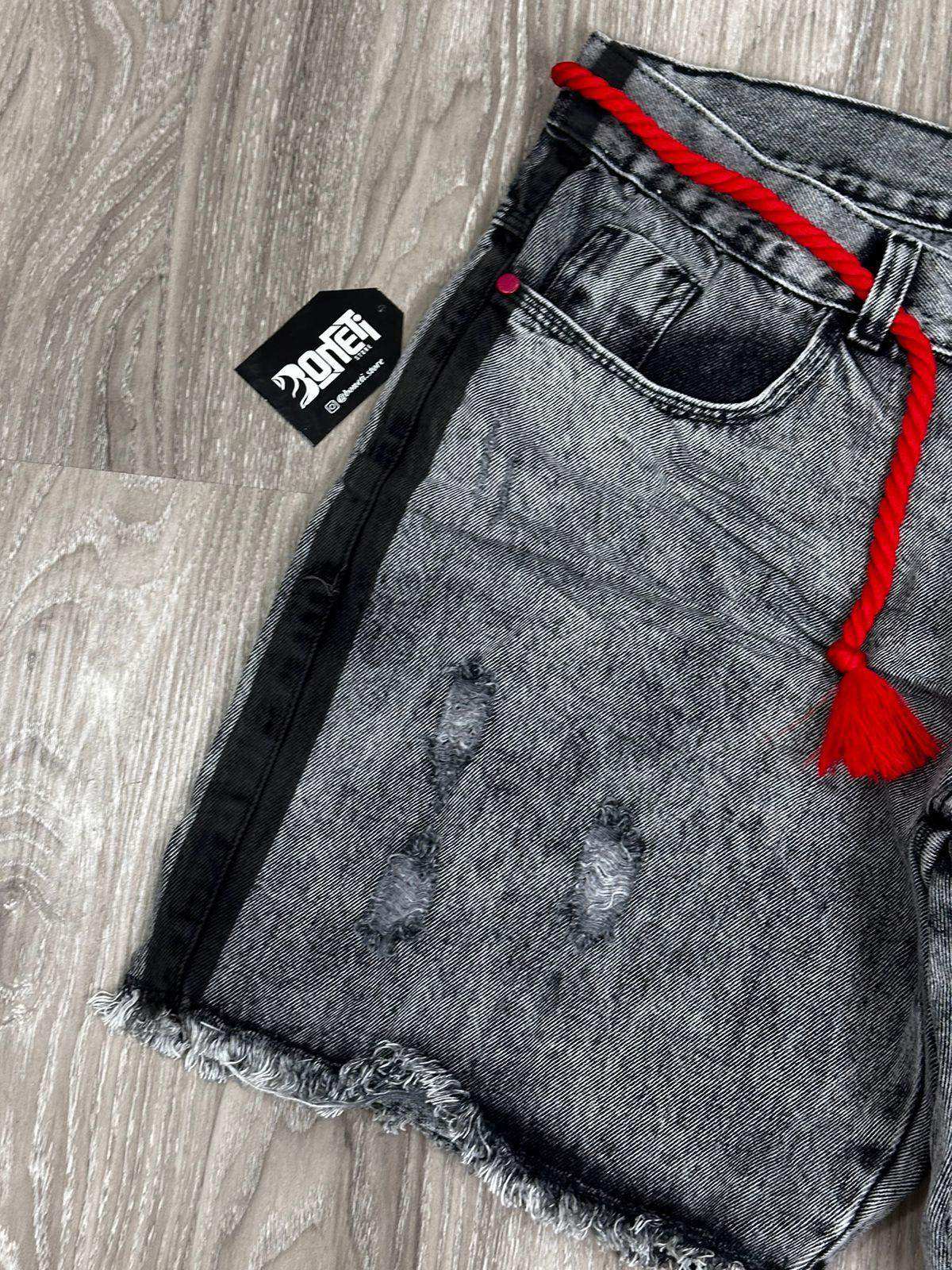 SHORTS JEANS BROW ESCURO - 03