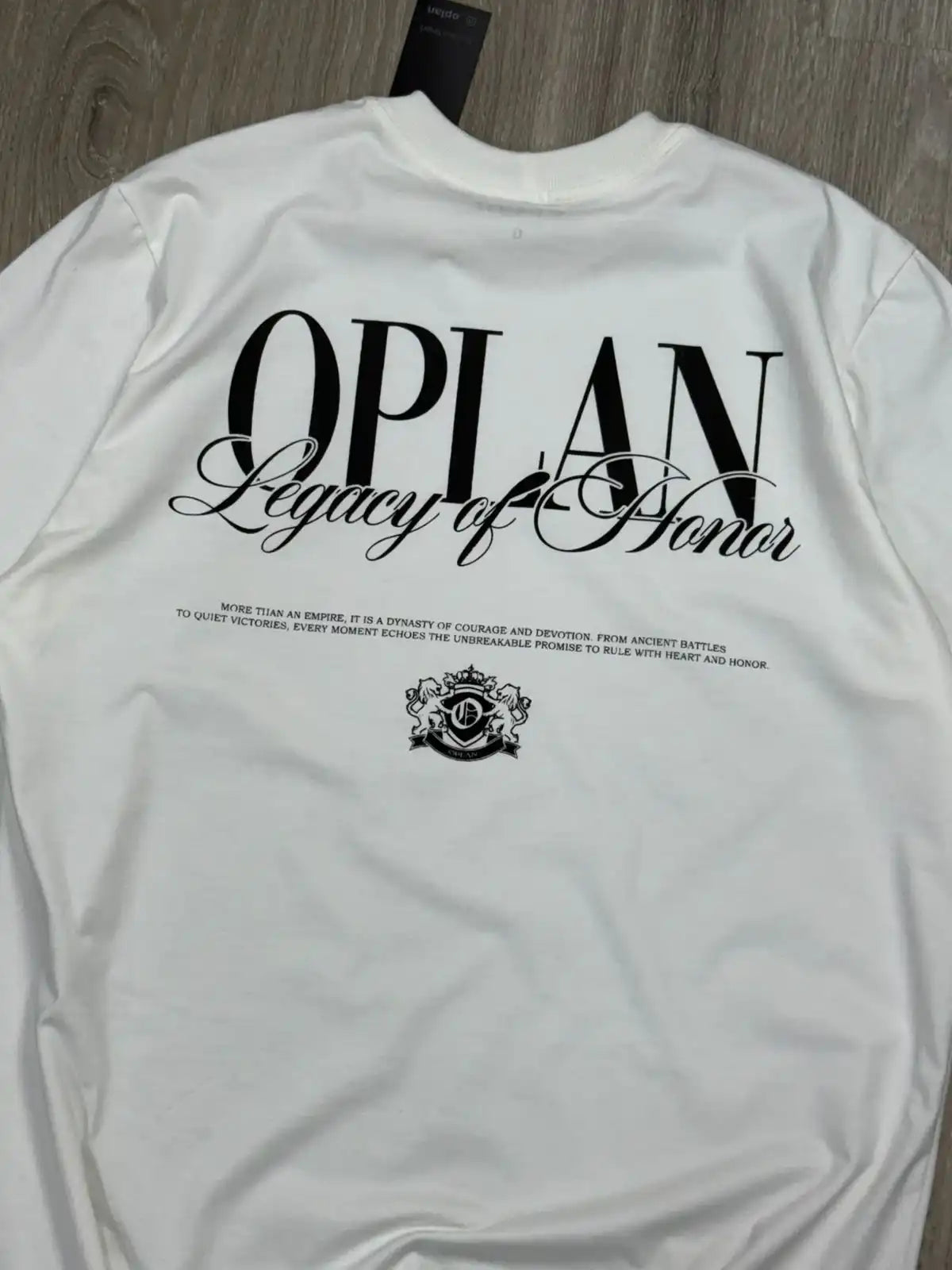 CAMISETA OVERSIZED OPLAN LEGACY - OFFWHITE